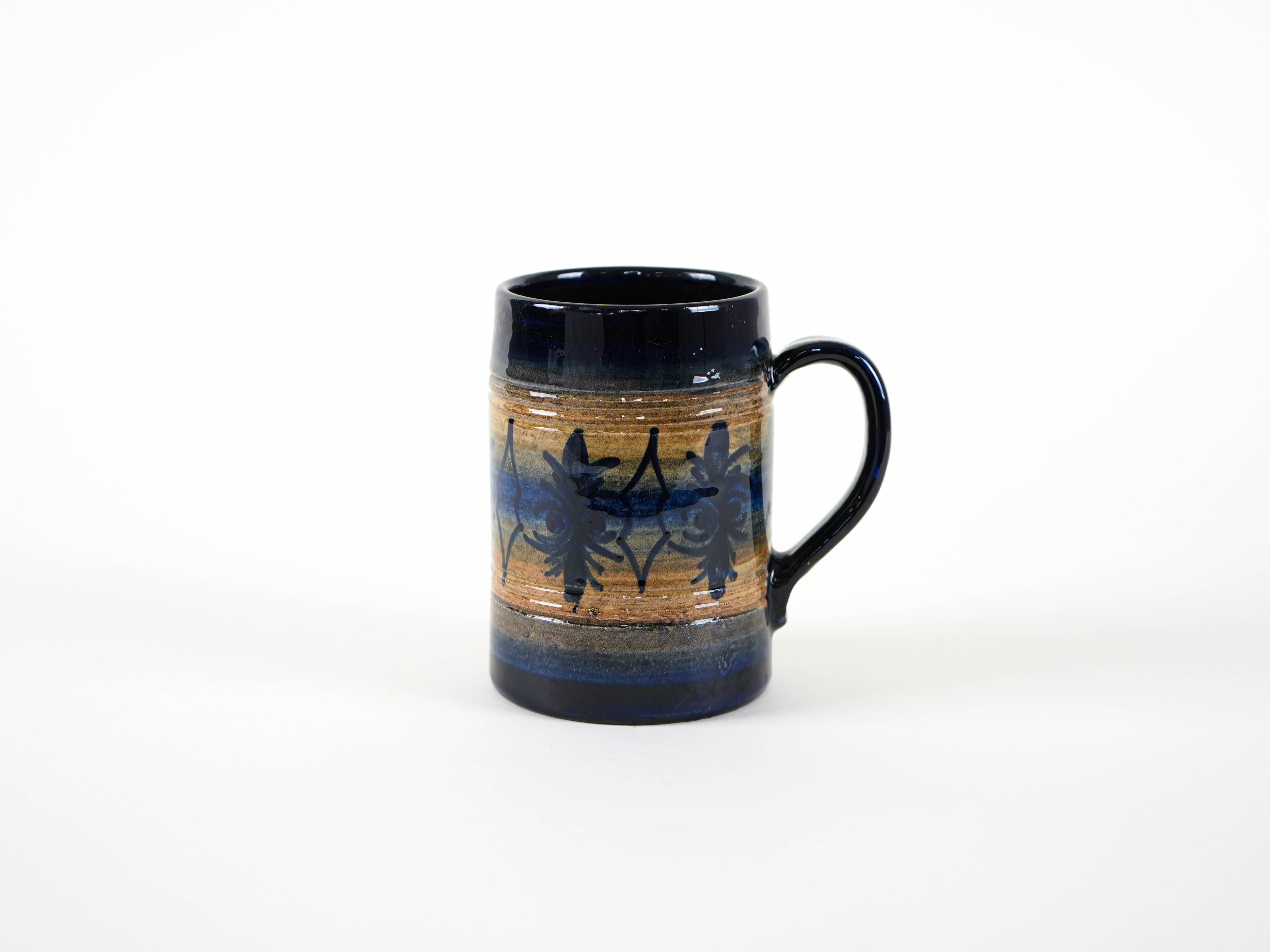 Beer mug ceramic 1970s