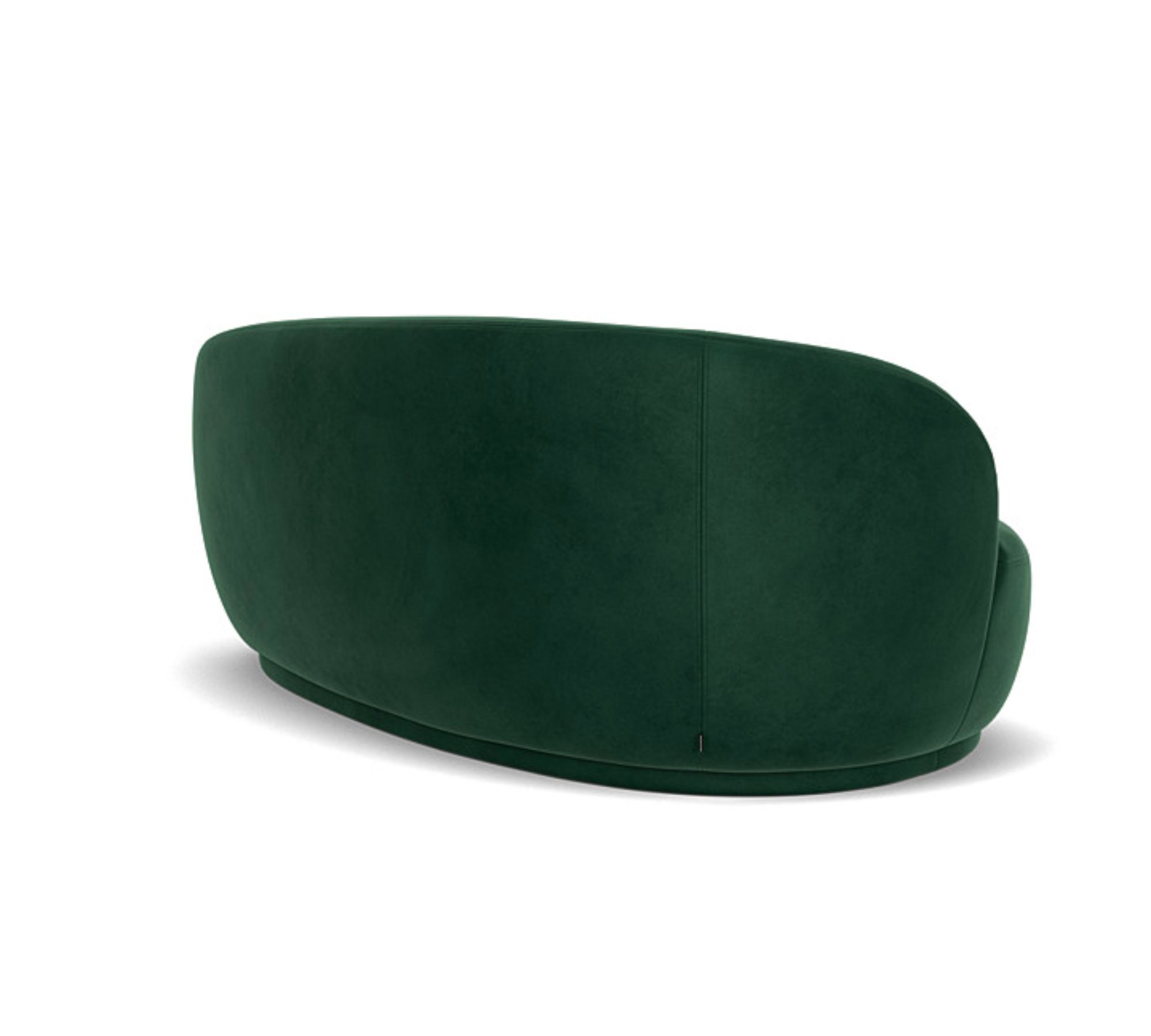 Rose 2,5-Sitzer Sofas Velour Lux Dark Green