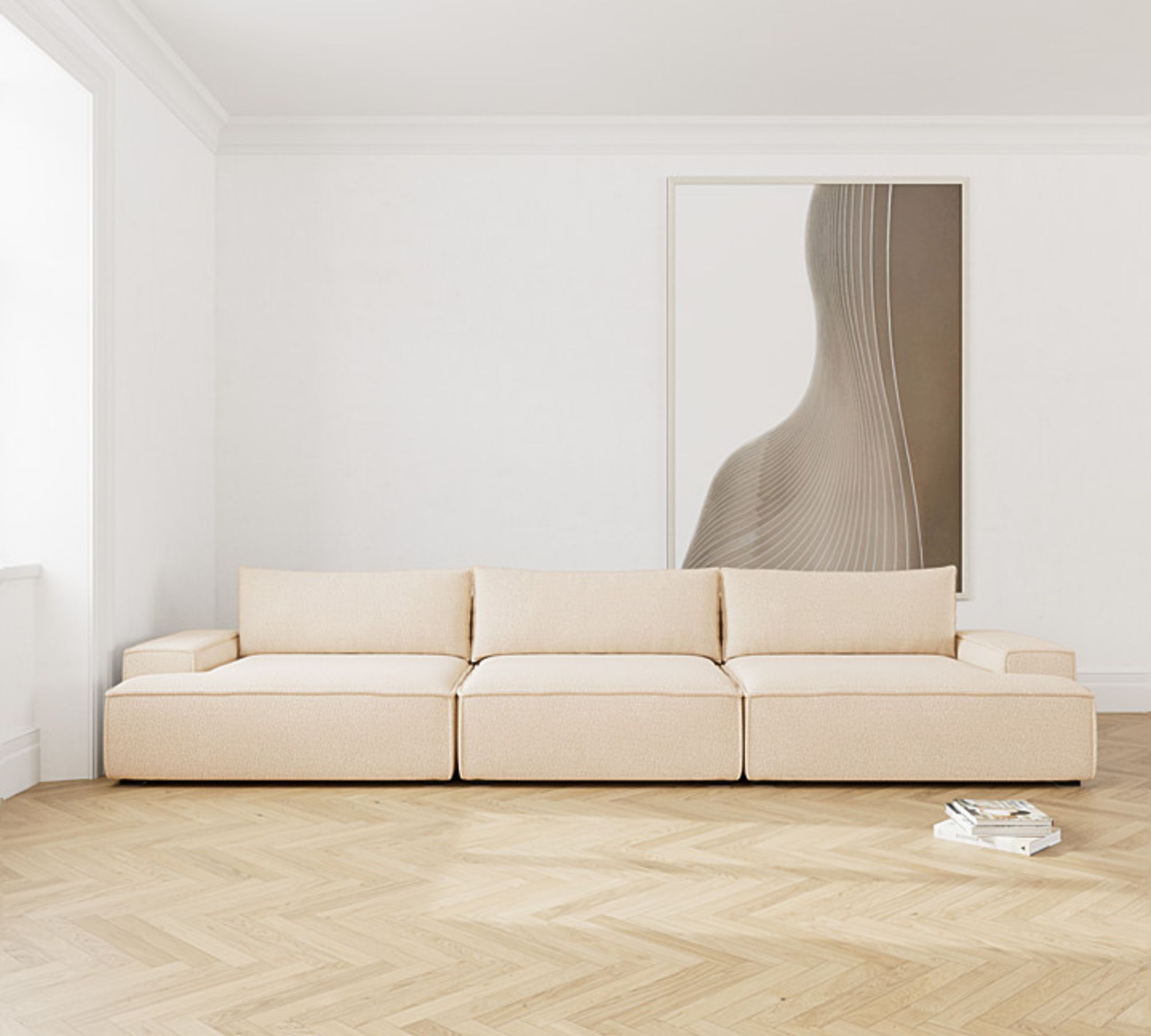 Daphne 1-seater module Free Sage