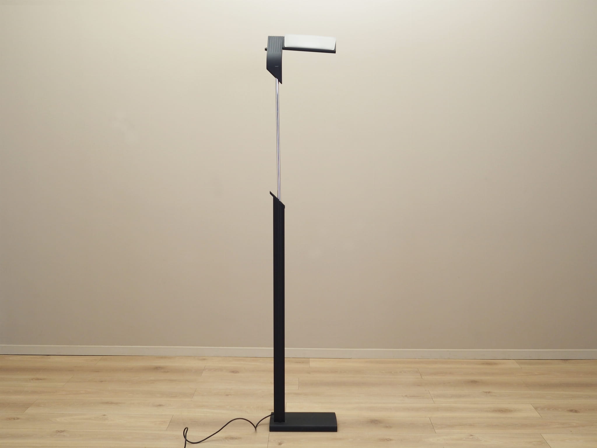 Floor lamp metal glass 1990s