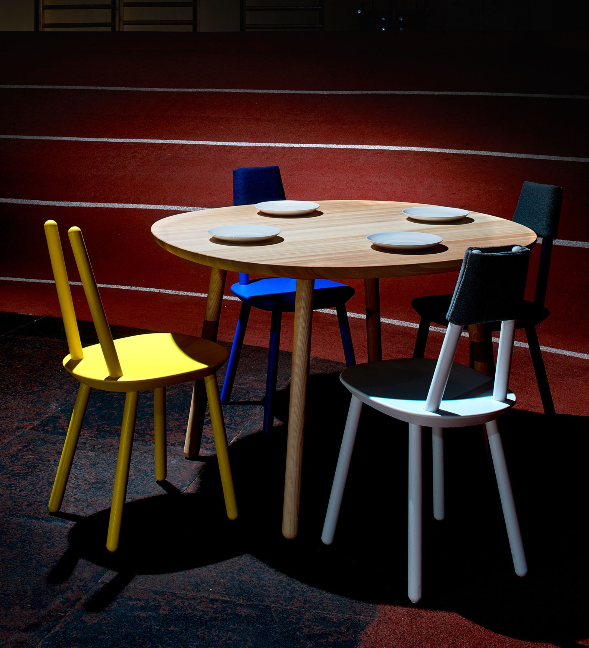 Naïve Chair Ash Wood Black