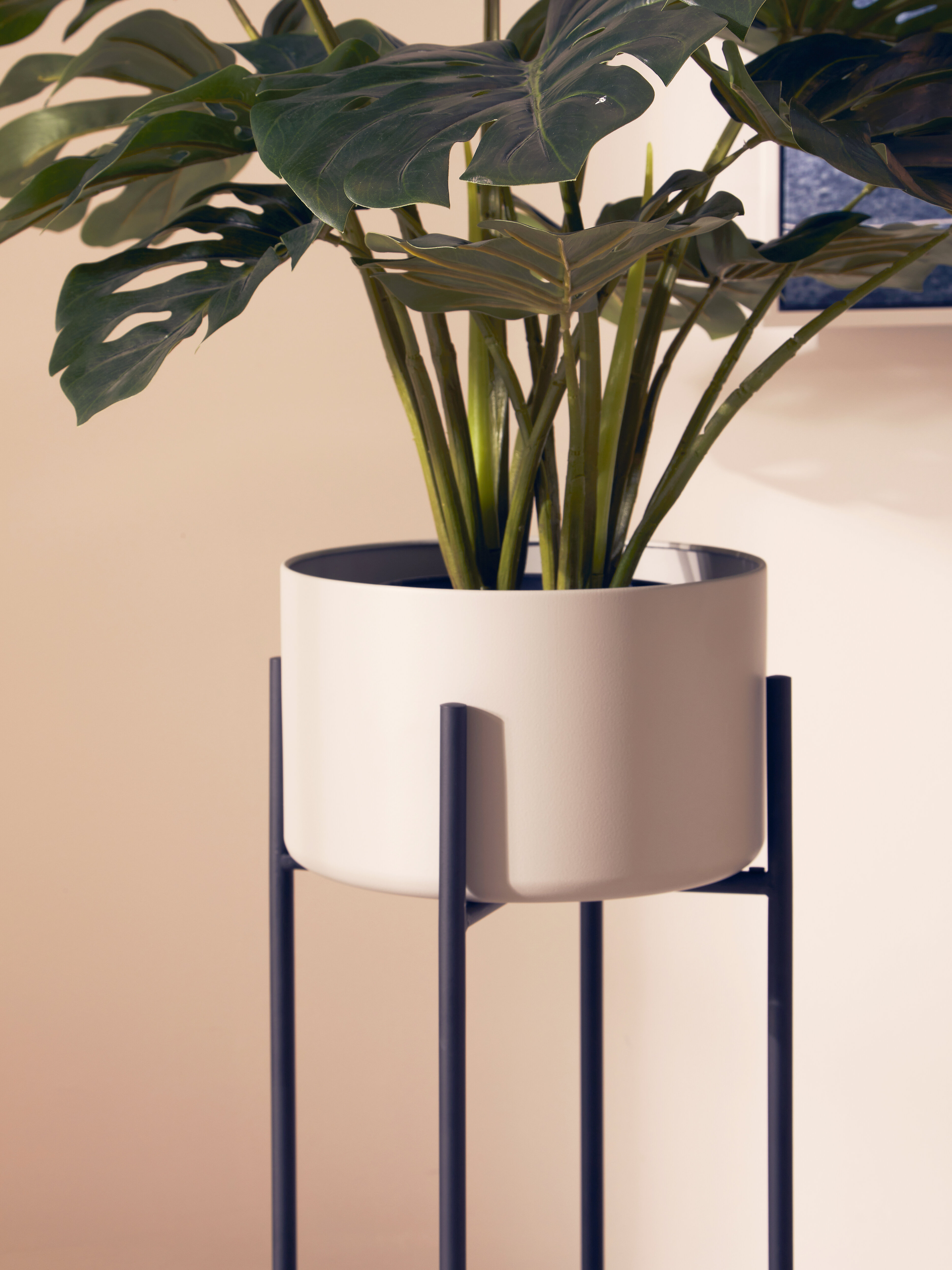 Trosa Groß Standblumentopf Grau Schwarz