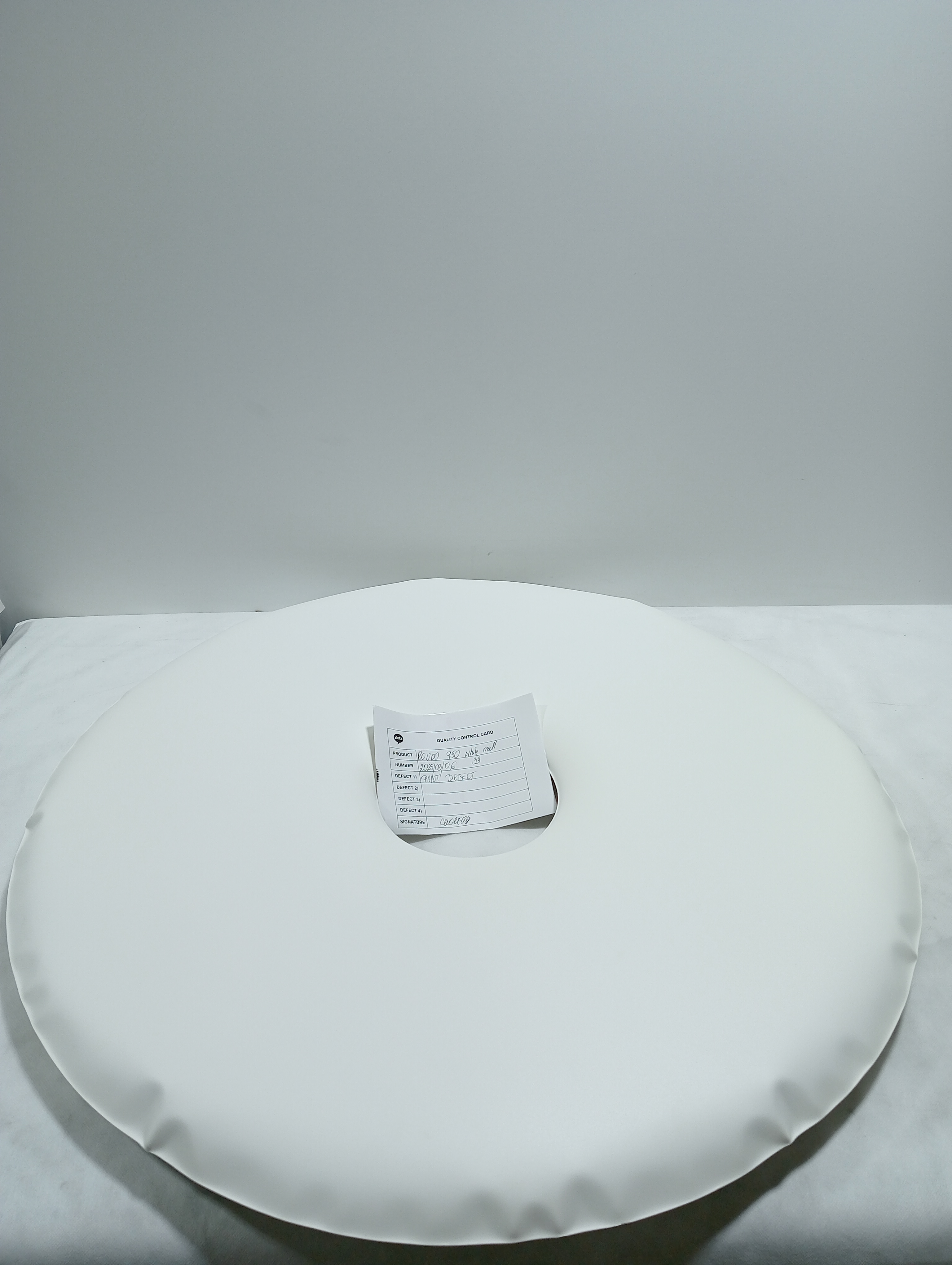 Rondo Spiegel 950  Edelstahl Candy Weiß Matt