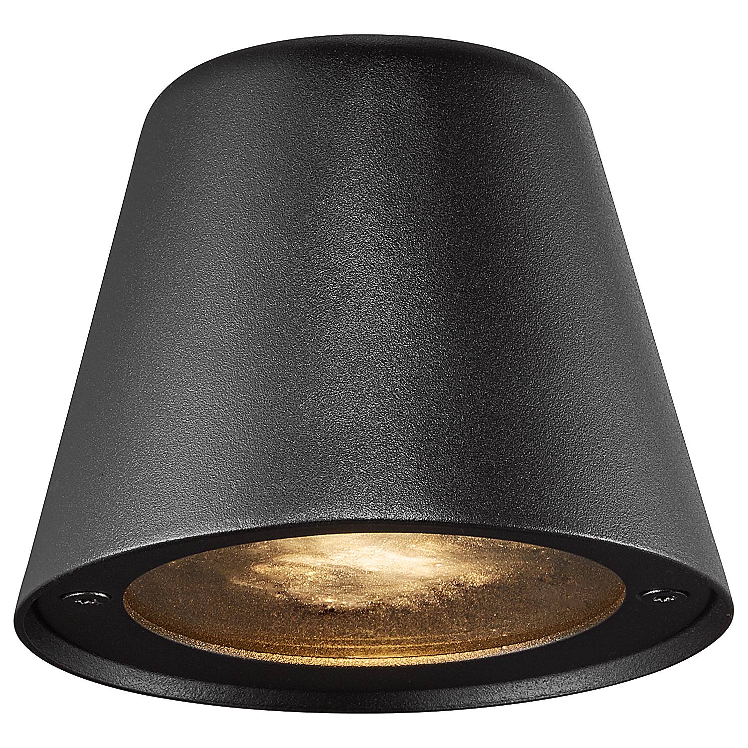 Wandleuchte Aleria Stahl Schwarz