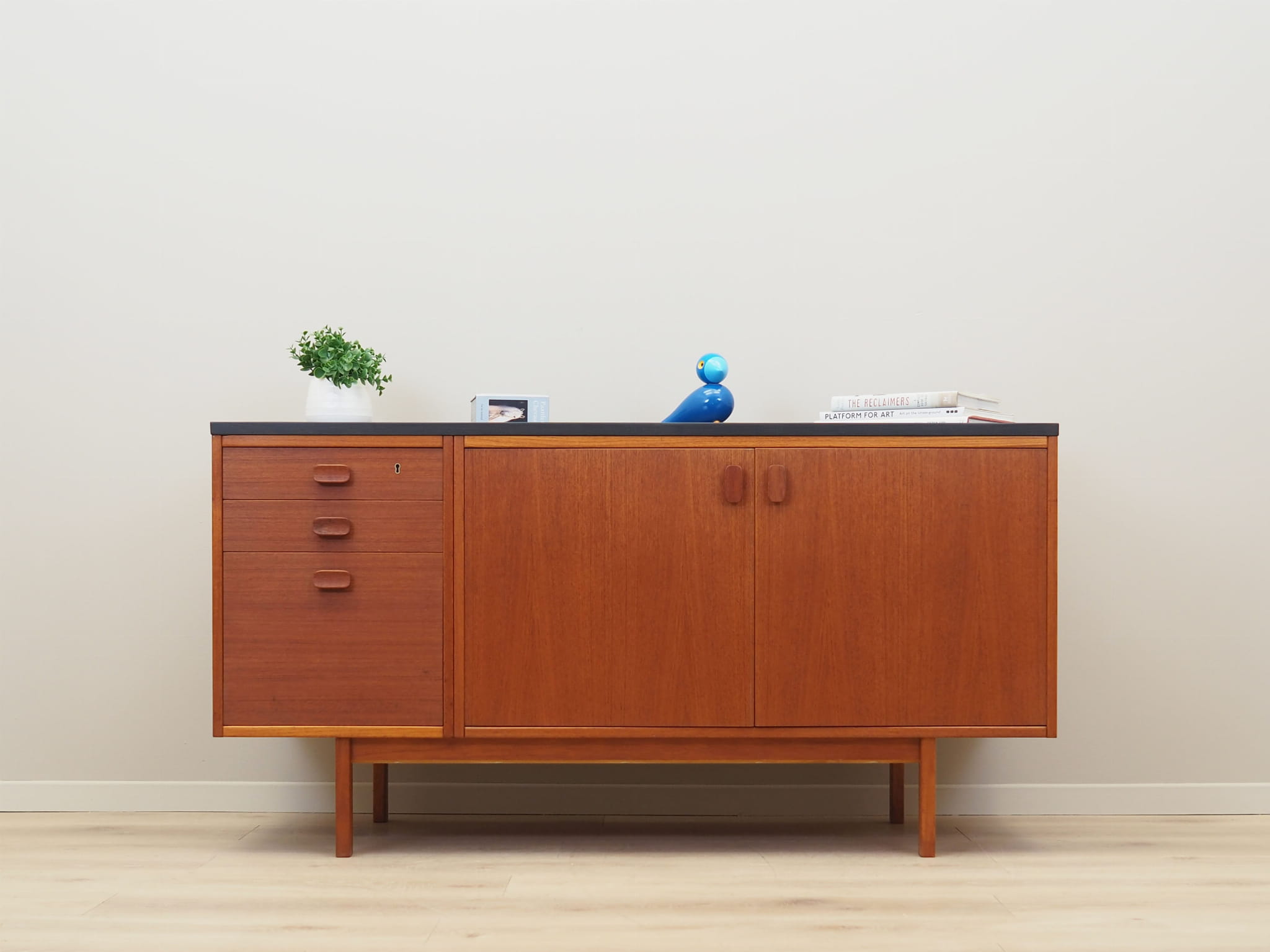 Vintage chest of drawers Teak brown 1960s