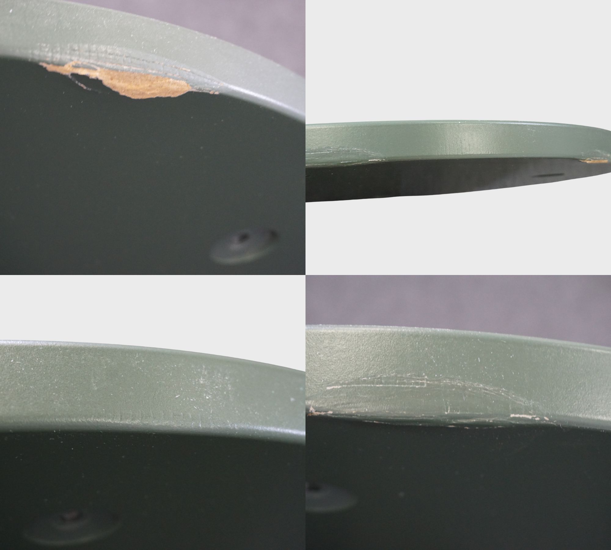 Dots Kindertisch Eschenholz Grün