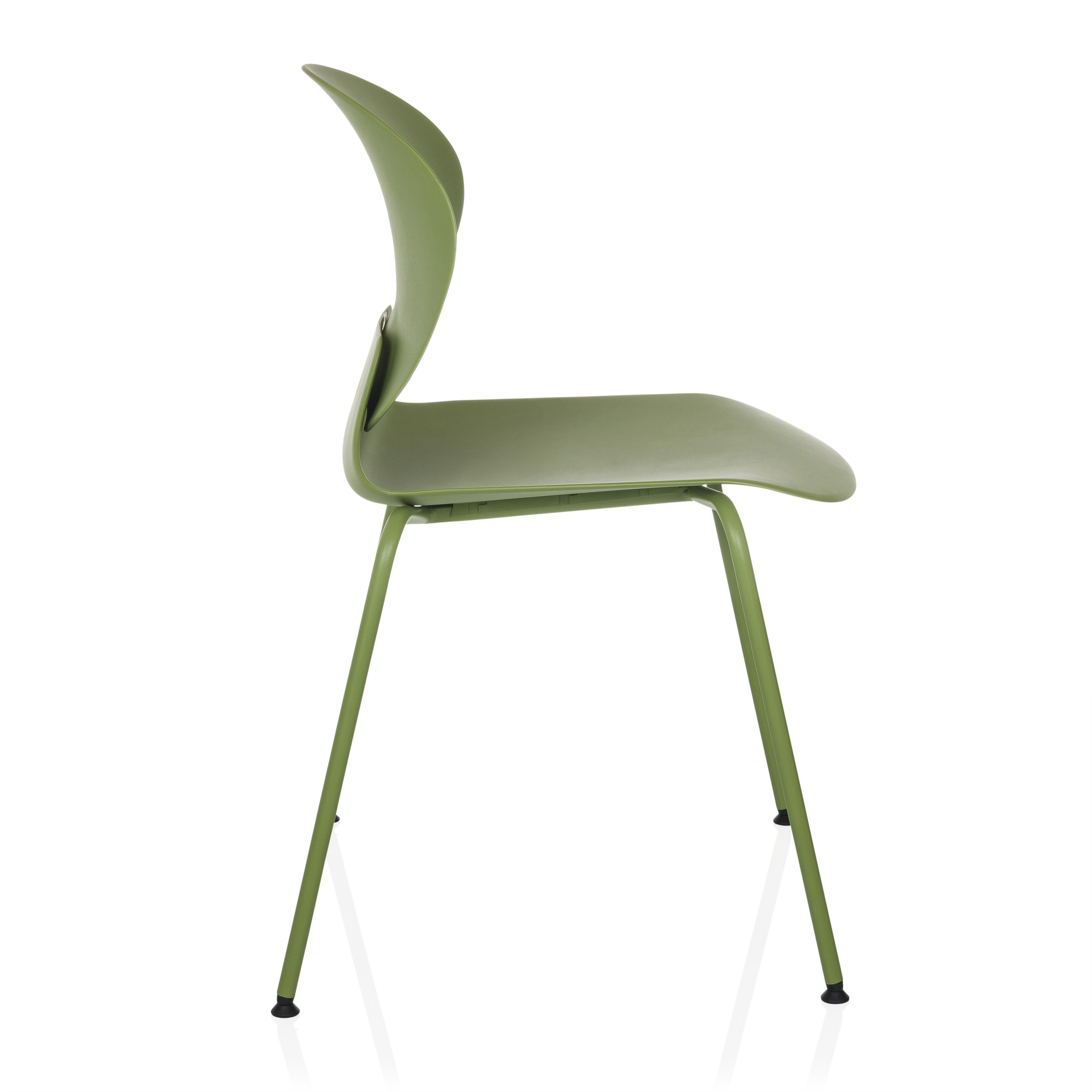 T36 VI Sedia impilabile plastica verde