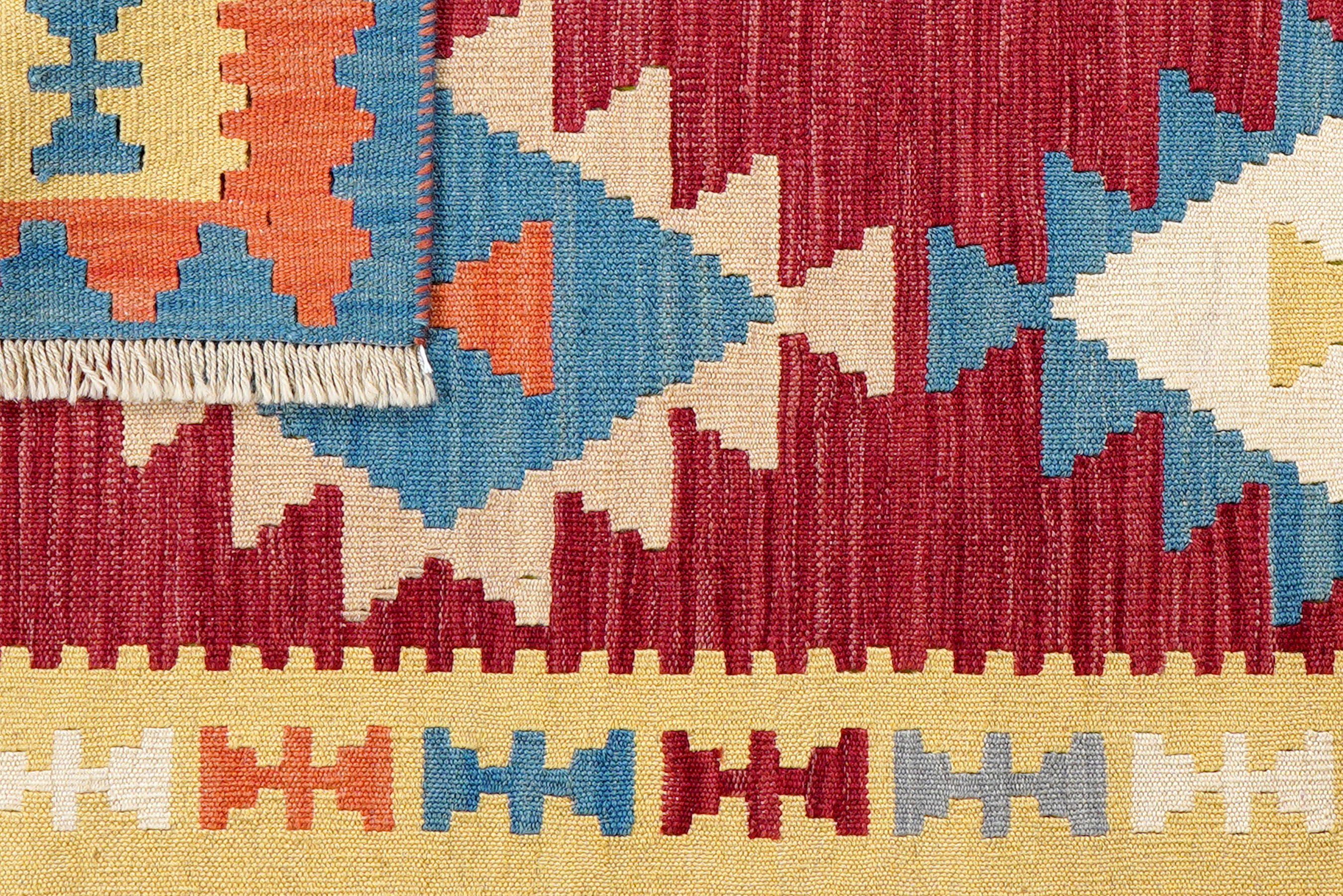 Kelim Gashgai Carpet Wool Multicolored