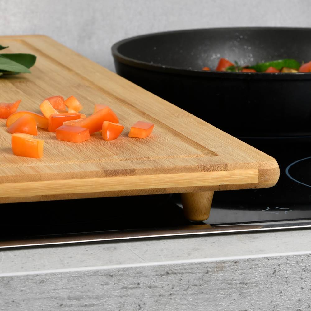 Bon Appetit Stove cover Bamboo Beige