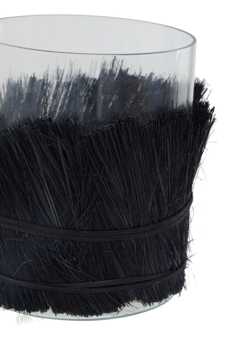 Kuta Kerzenhalter / Vase Groß Schwarz