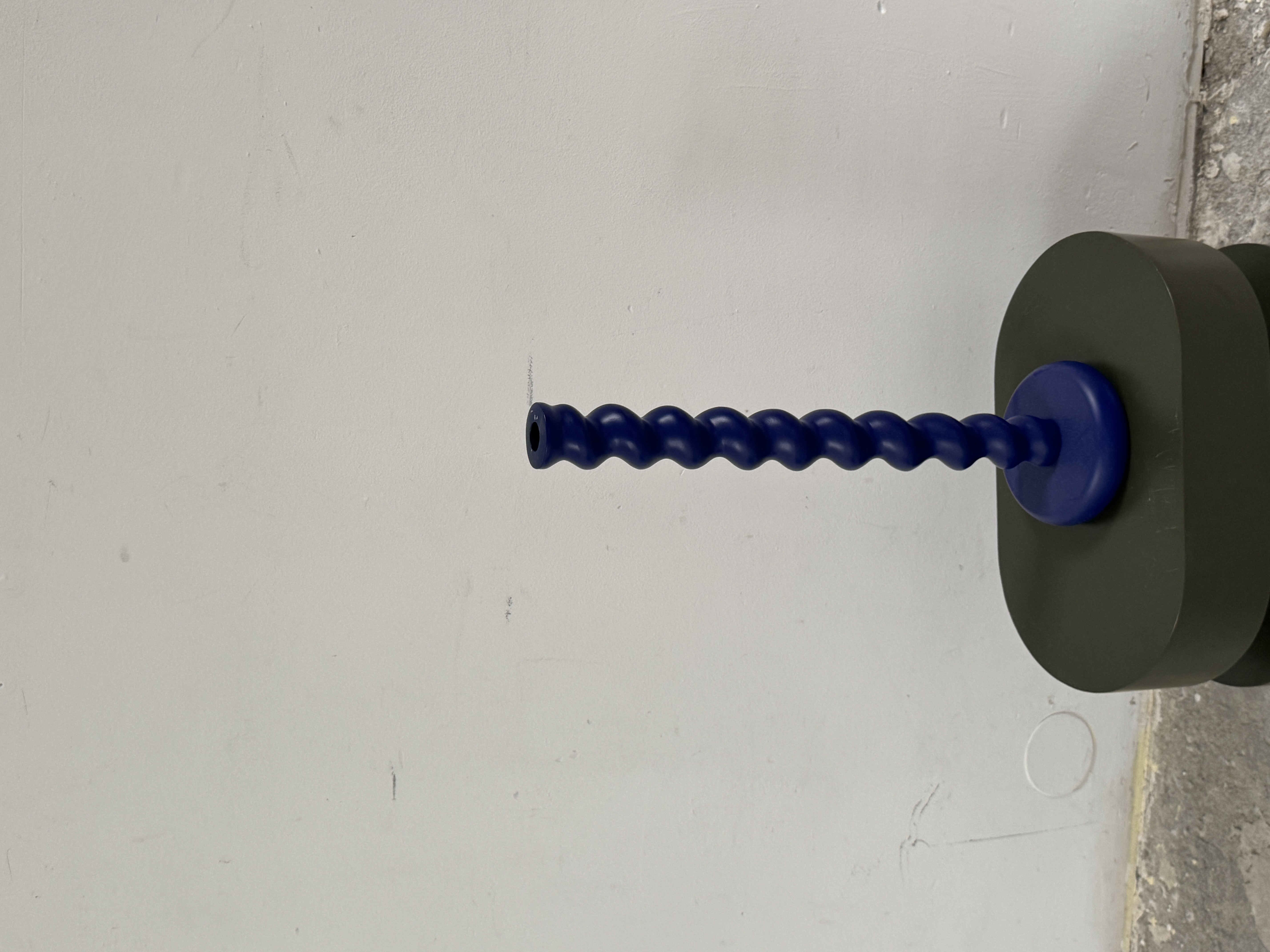 Twister Kerzenhalter Metall Dunkelblau