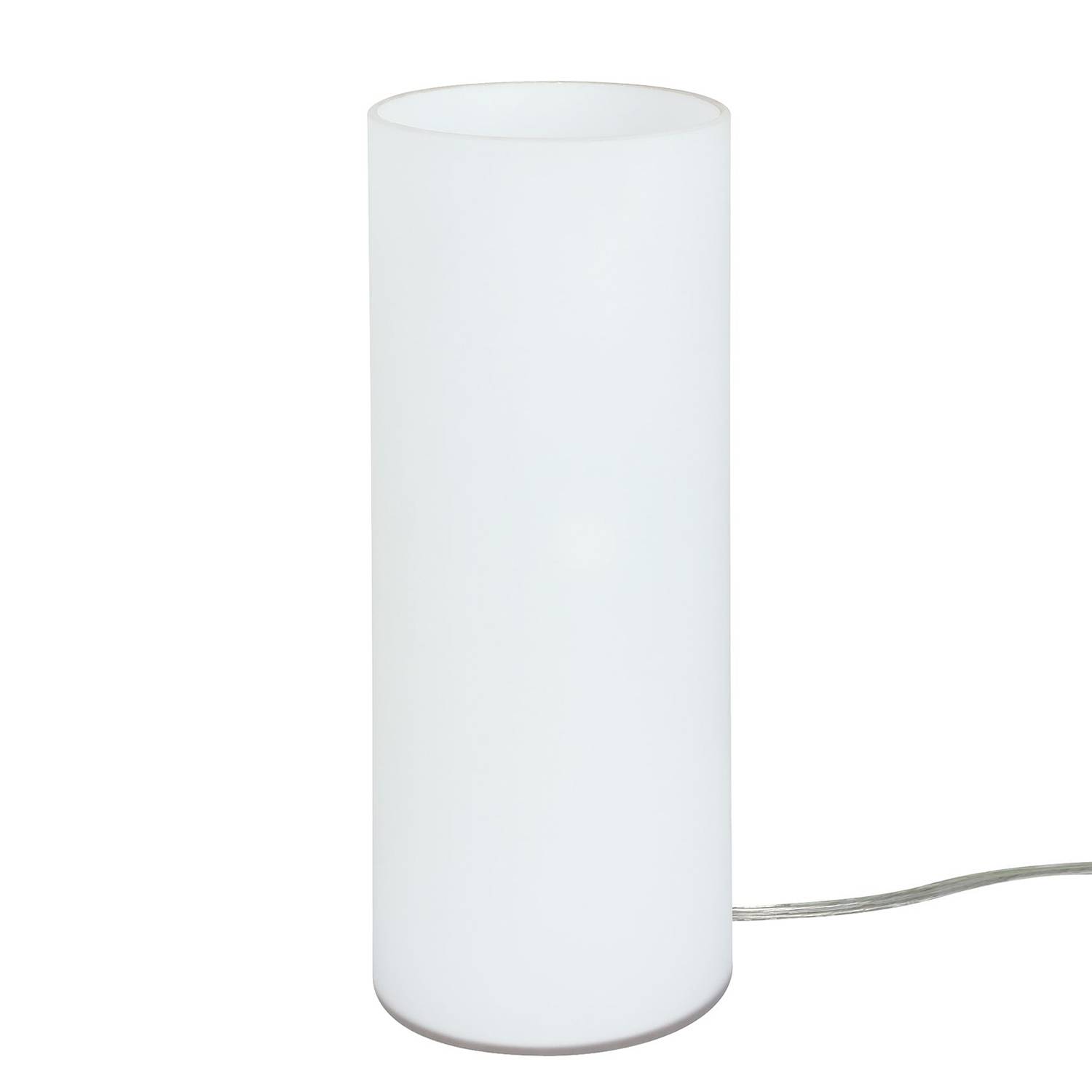 Tischleuchte Noora Milchglas Edelstahl