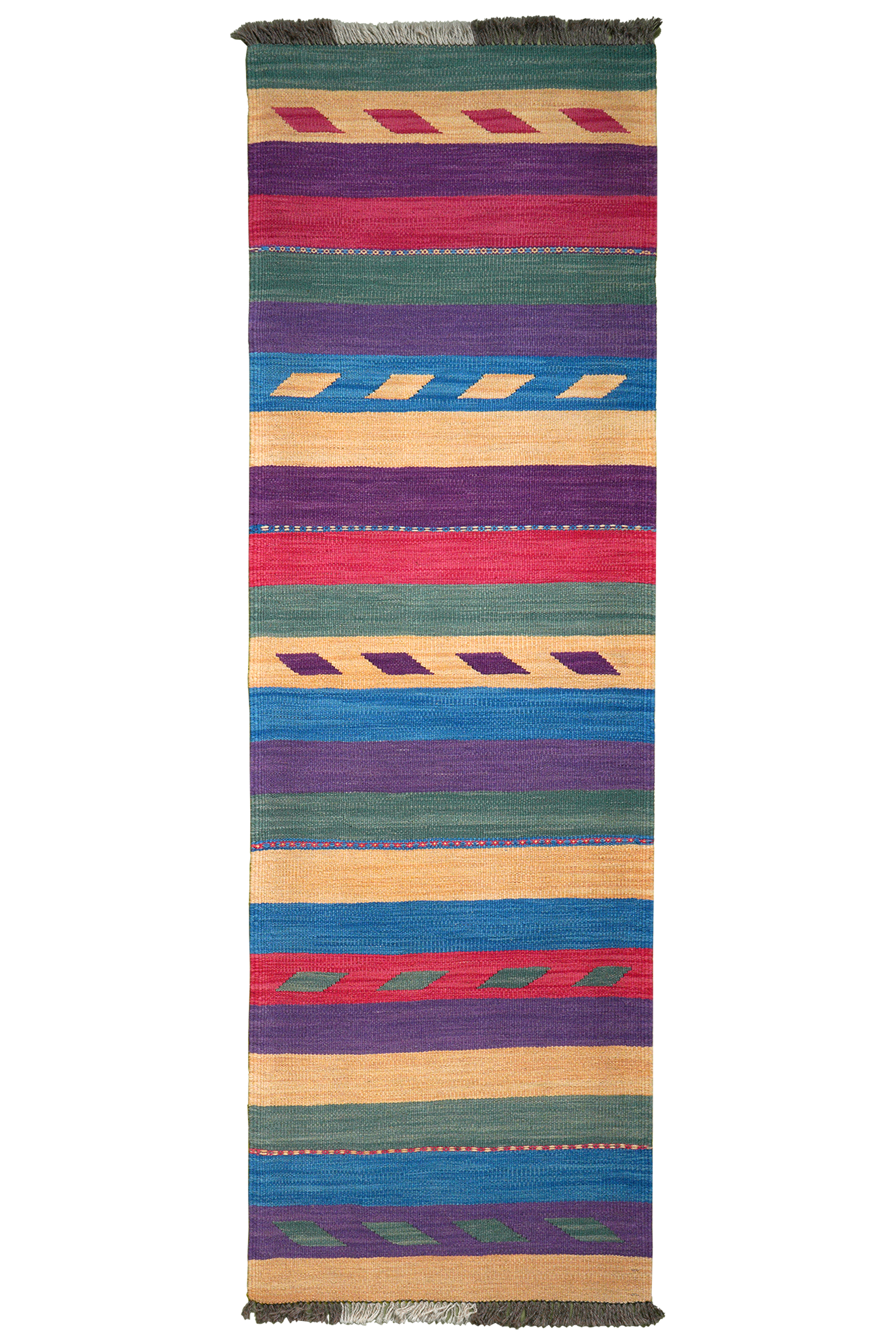 Kilim Gashgai Teppich Mehrfarbig