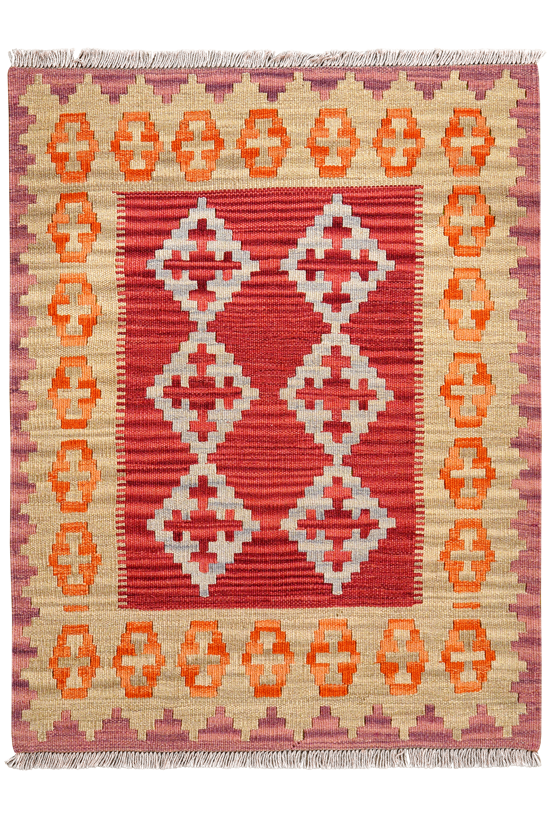 Kilim Gashgai Teppich Mehrfarbig
