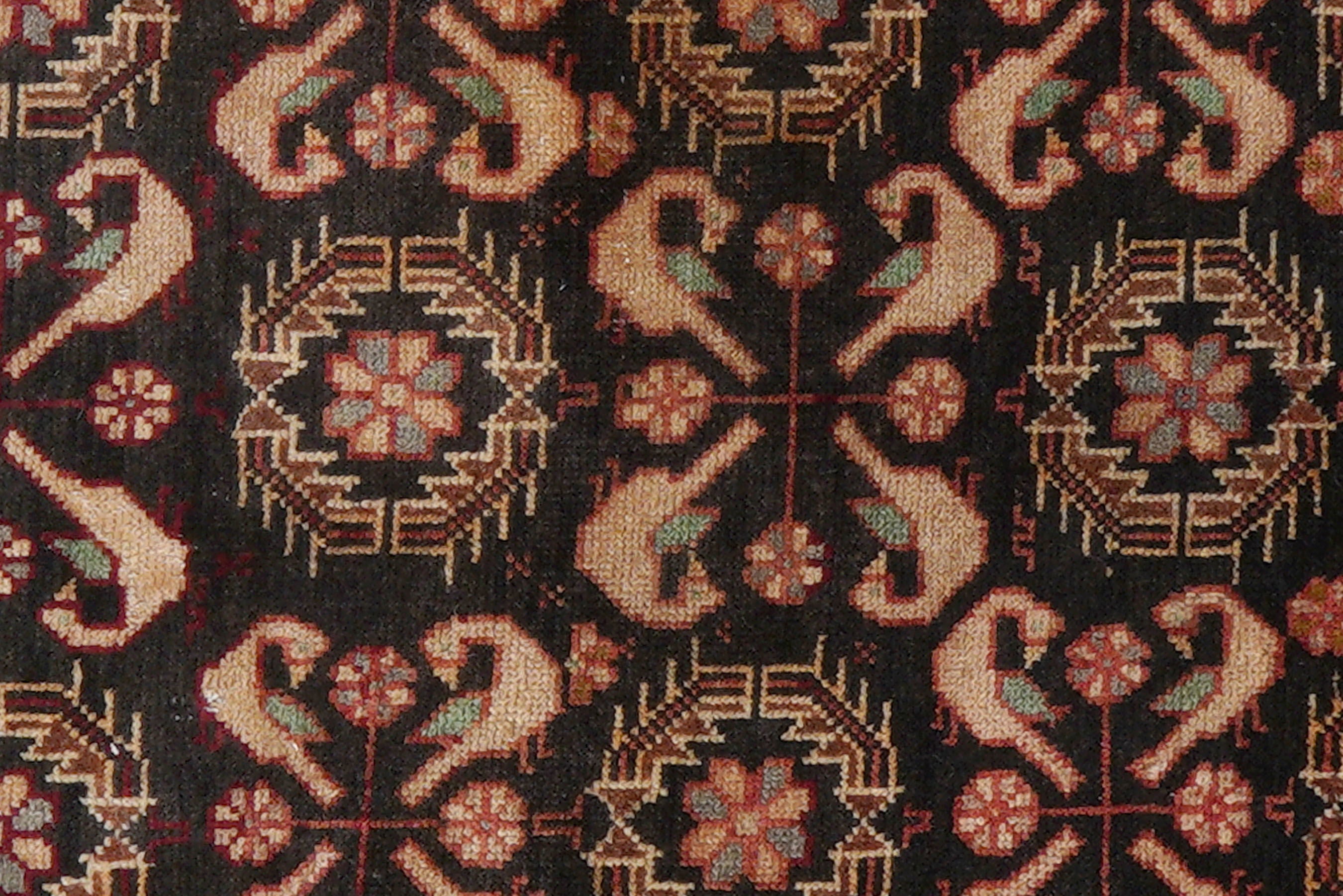 Heritage Teppich Wolle Braun