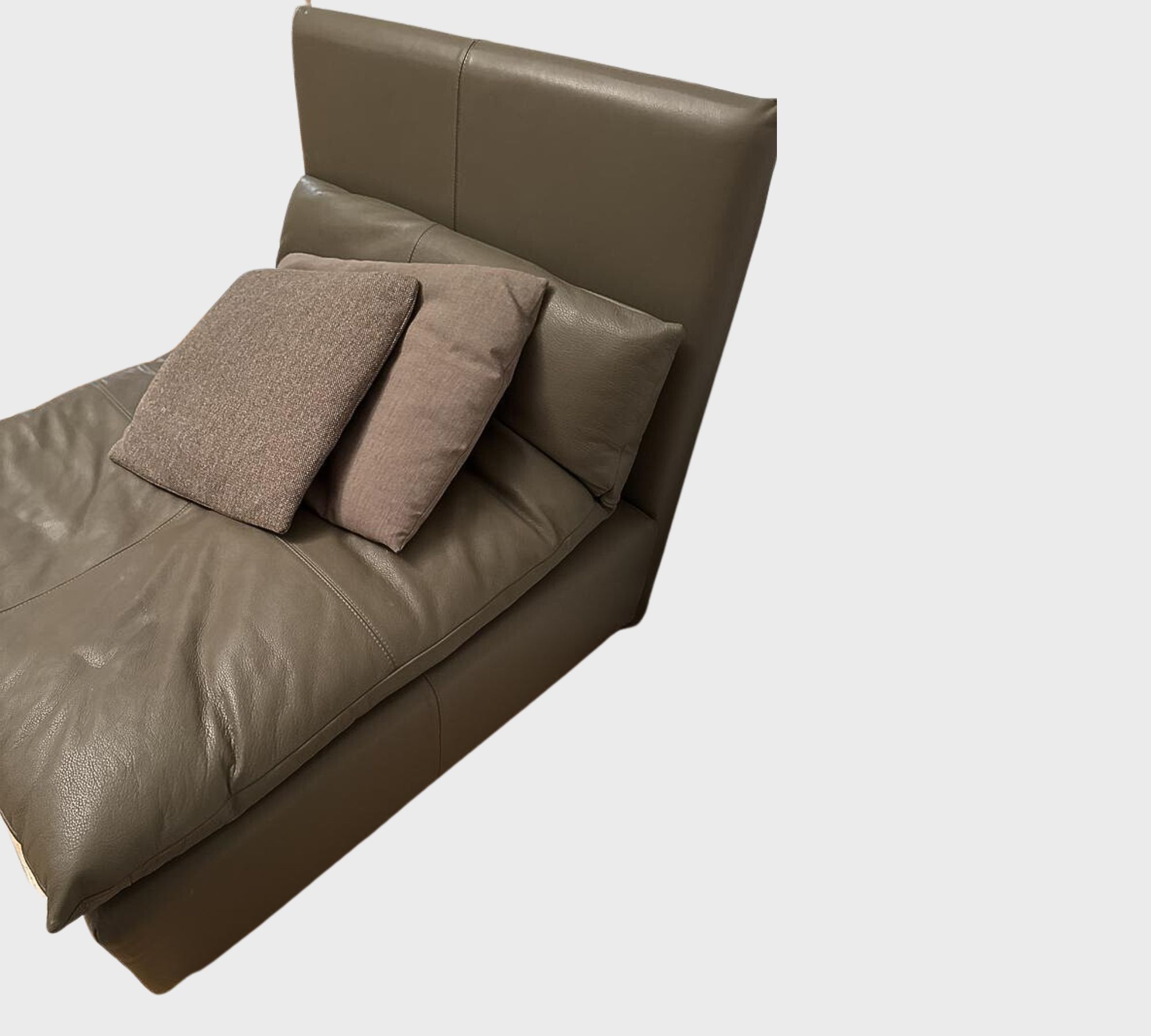 Shiraz Modul Sessel Leder Taupe
