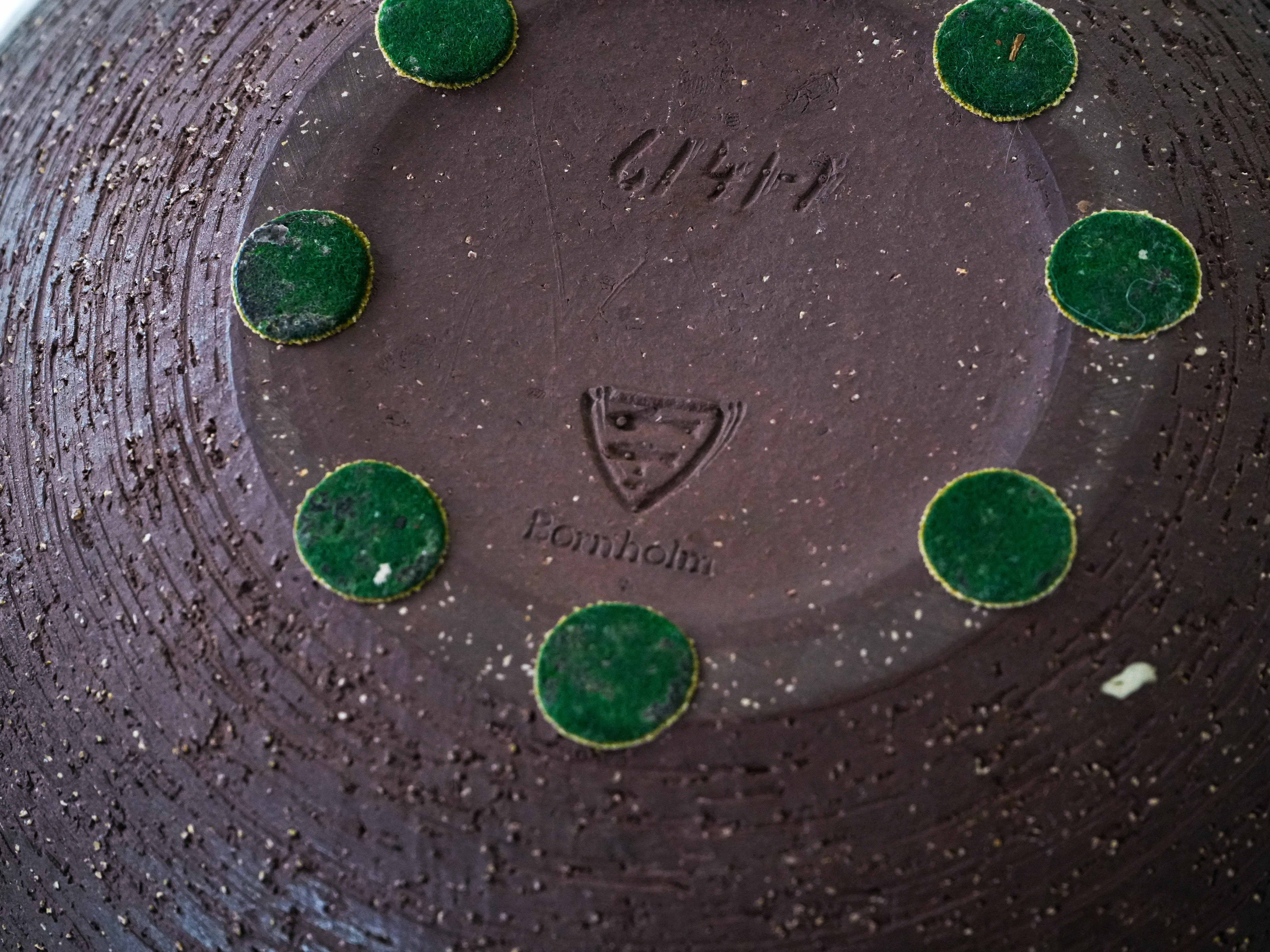 Keramikplatte, dänisches Design, 1960er Jahre, h