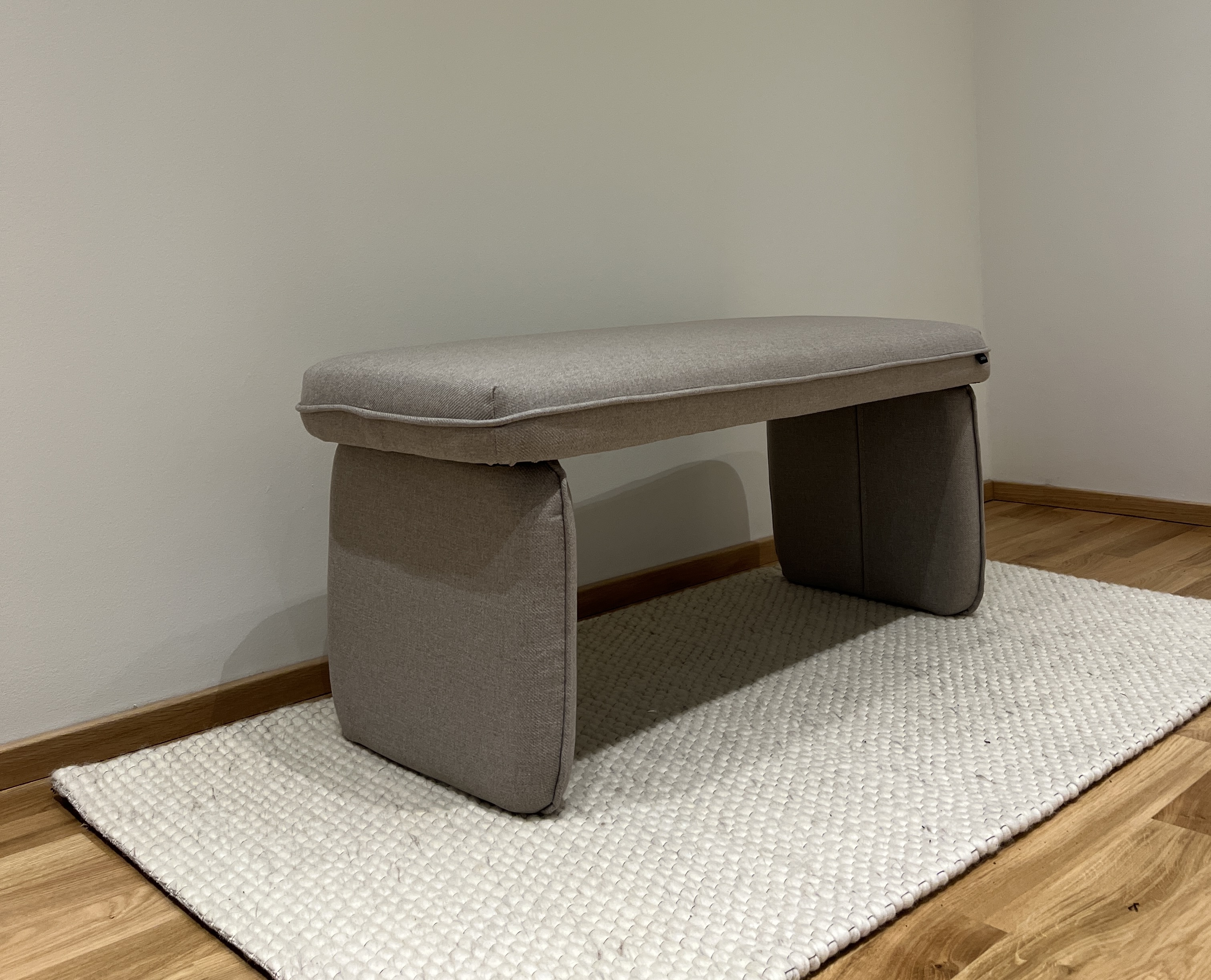 Sitzbank Hübsch Interior Gepolstert Sand