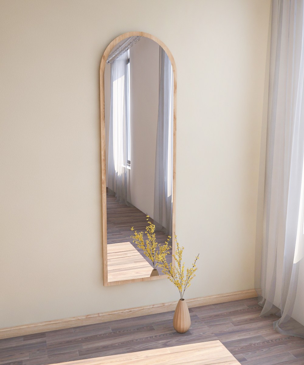 Emma Freestanding Mirror Nature 50cm x 160cm