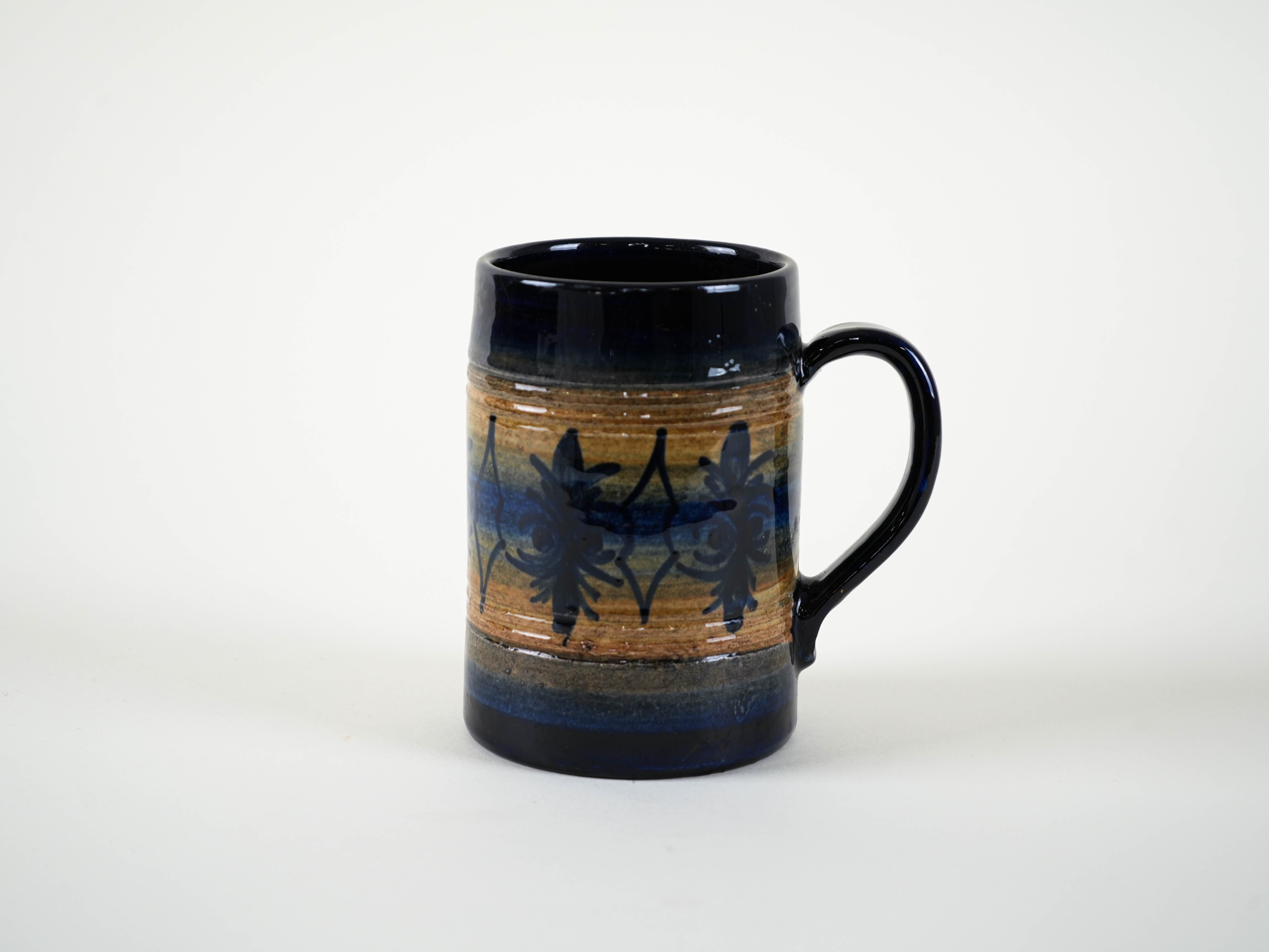 Beer mug ceramic 1970s