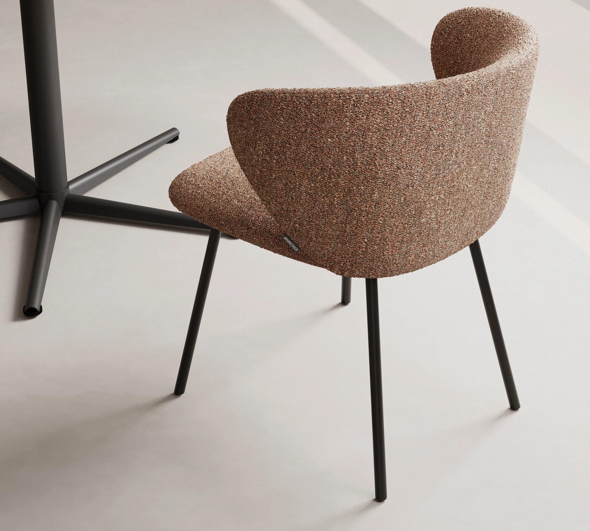 Ellie Dining Chair Pebble Rust