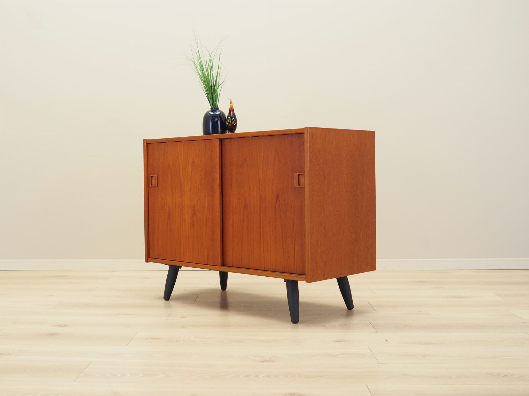 Vintage Schrank Teakholz Braun 1970er Jahre