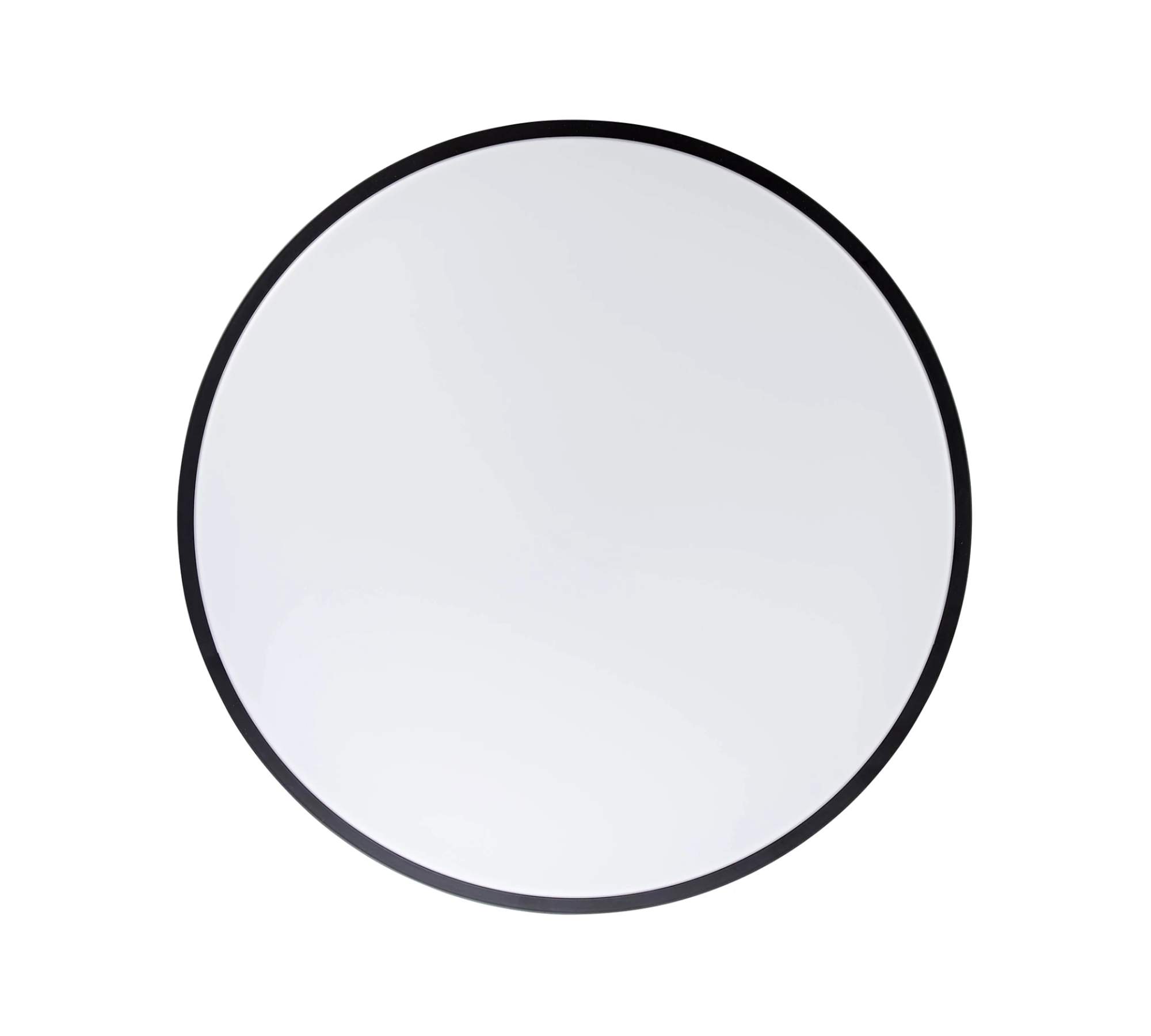 LED Ceiling Light Round Steel Black