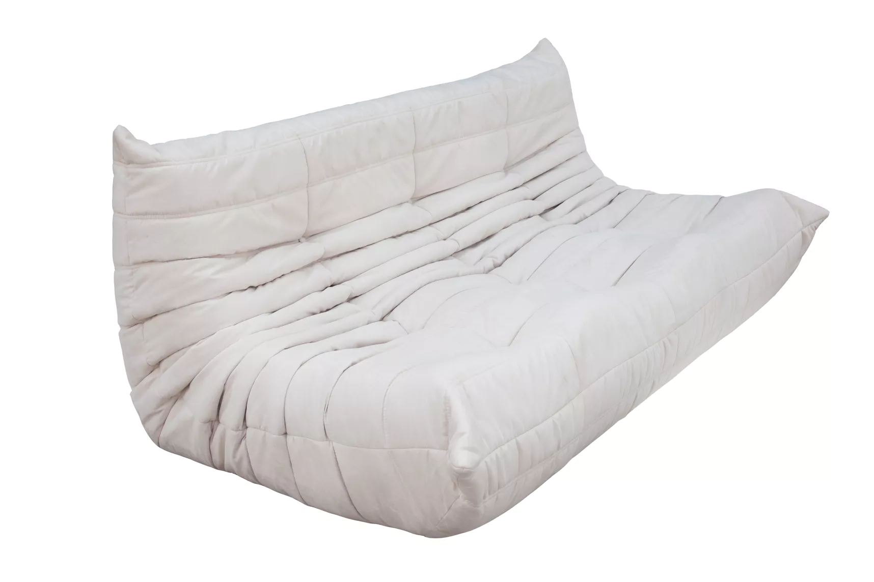 Togo Set Lounge 3 pezzi Tessuto Off-White