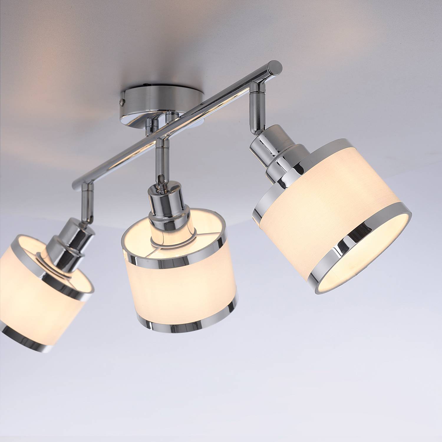 Accor Deckenleuchte PVC Eisen 3-flammig