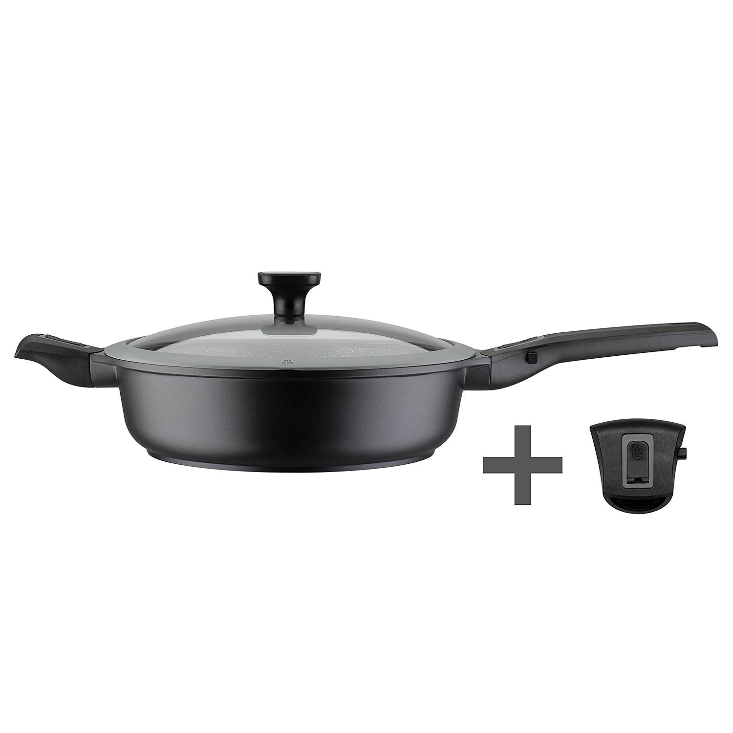 Schmorpfanne Easy Click 5-teilig Schwarz