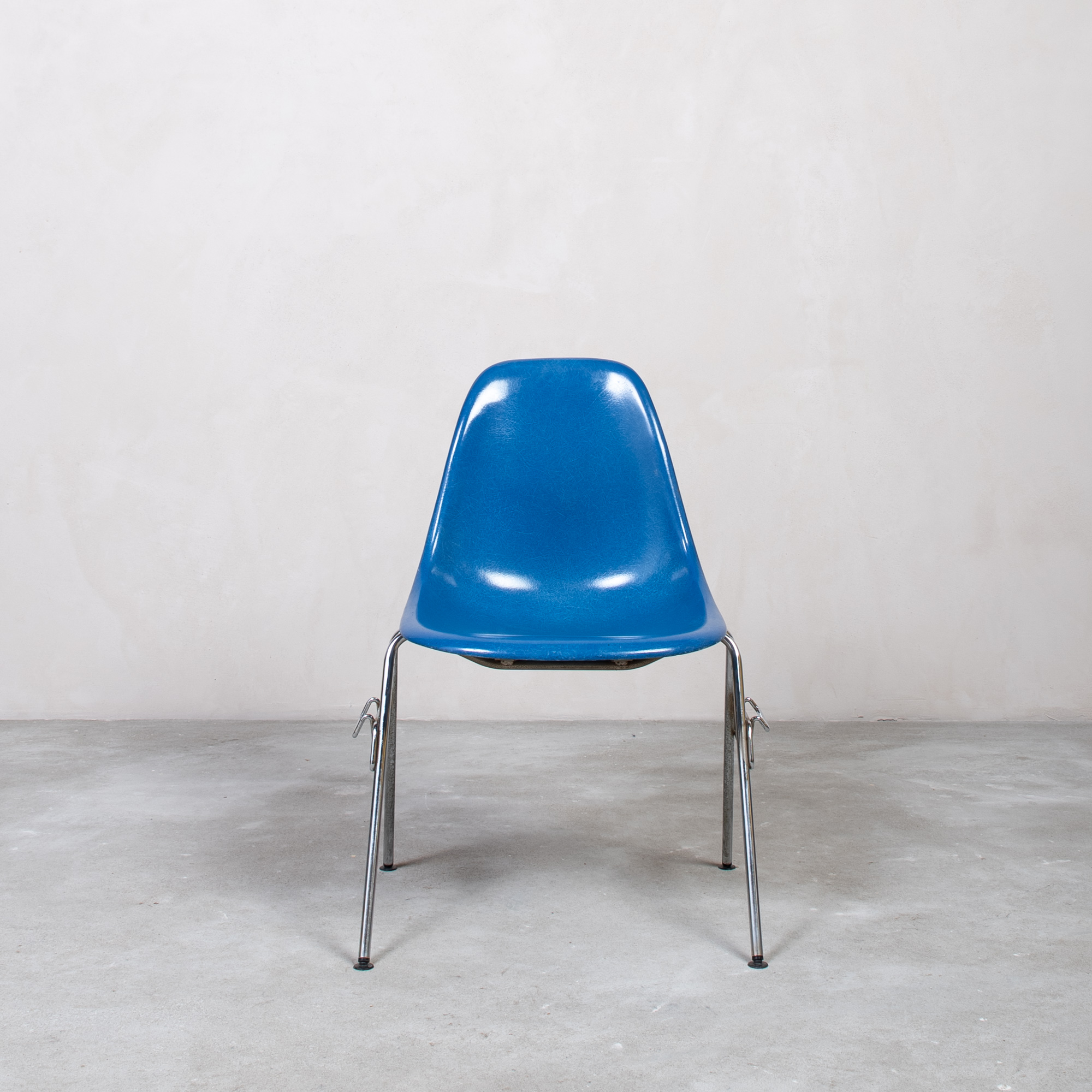 Eames Fiberglass Side Chair by Herman Miller Ultra Marine
