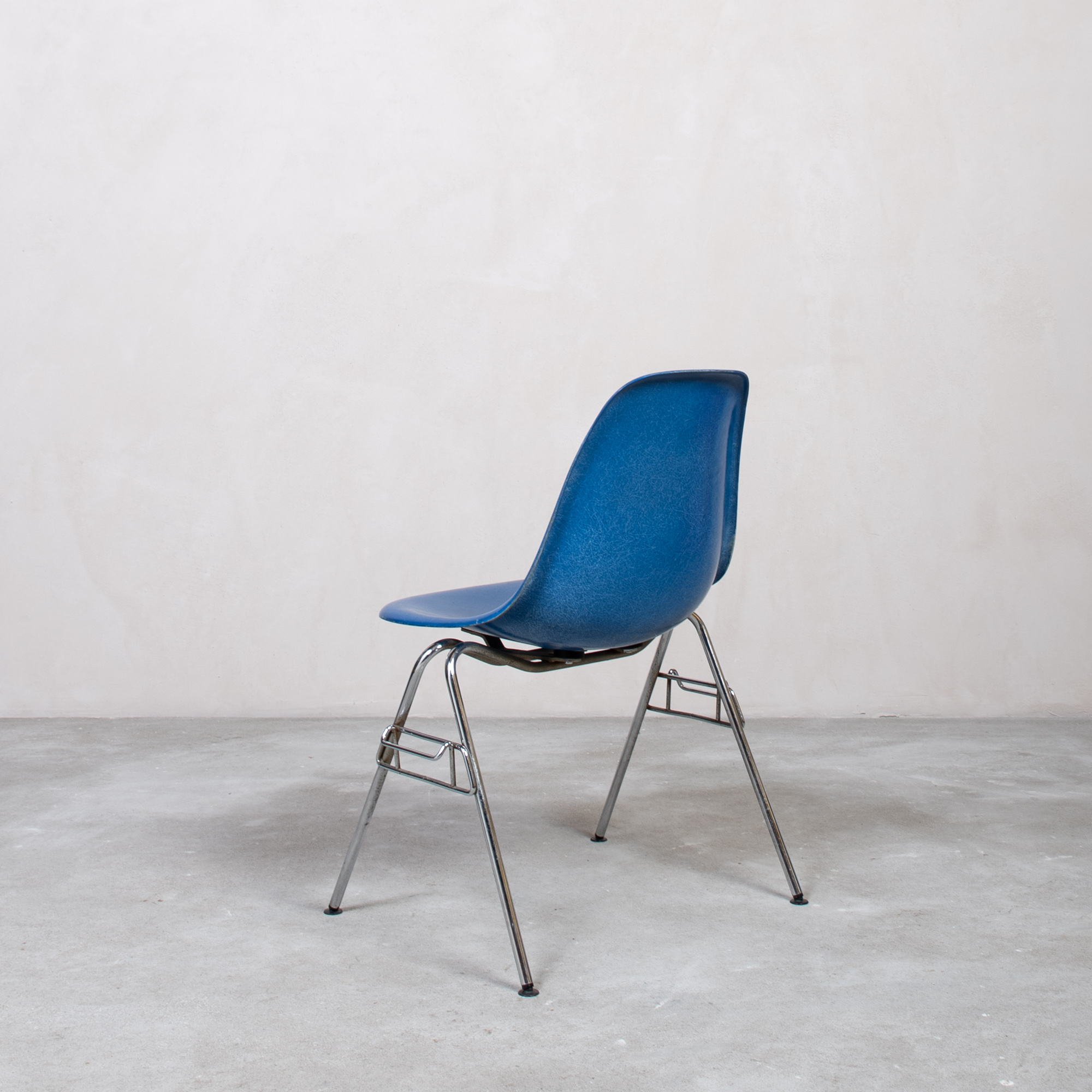 Eames Fiberglass Side Chair by Herman Miller Ultra Marine