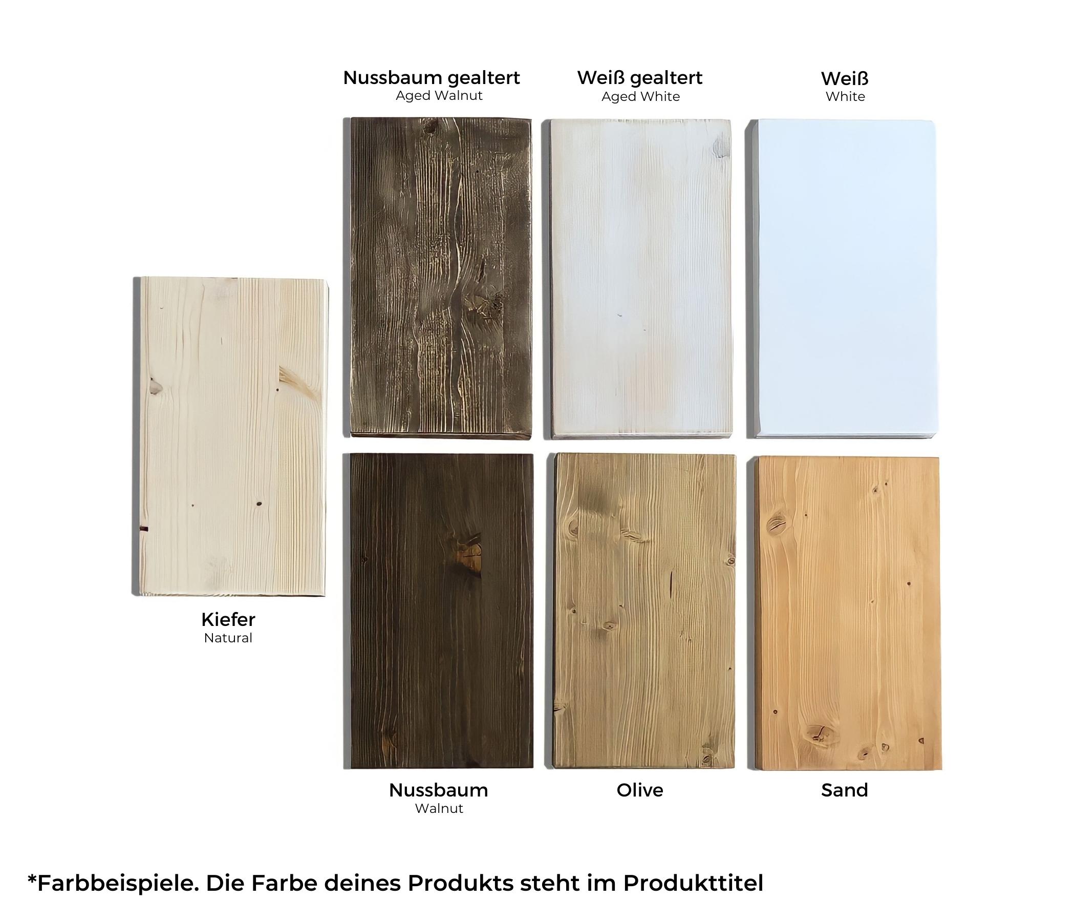 Kinderwaschbecken aus Holz und Metall sand