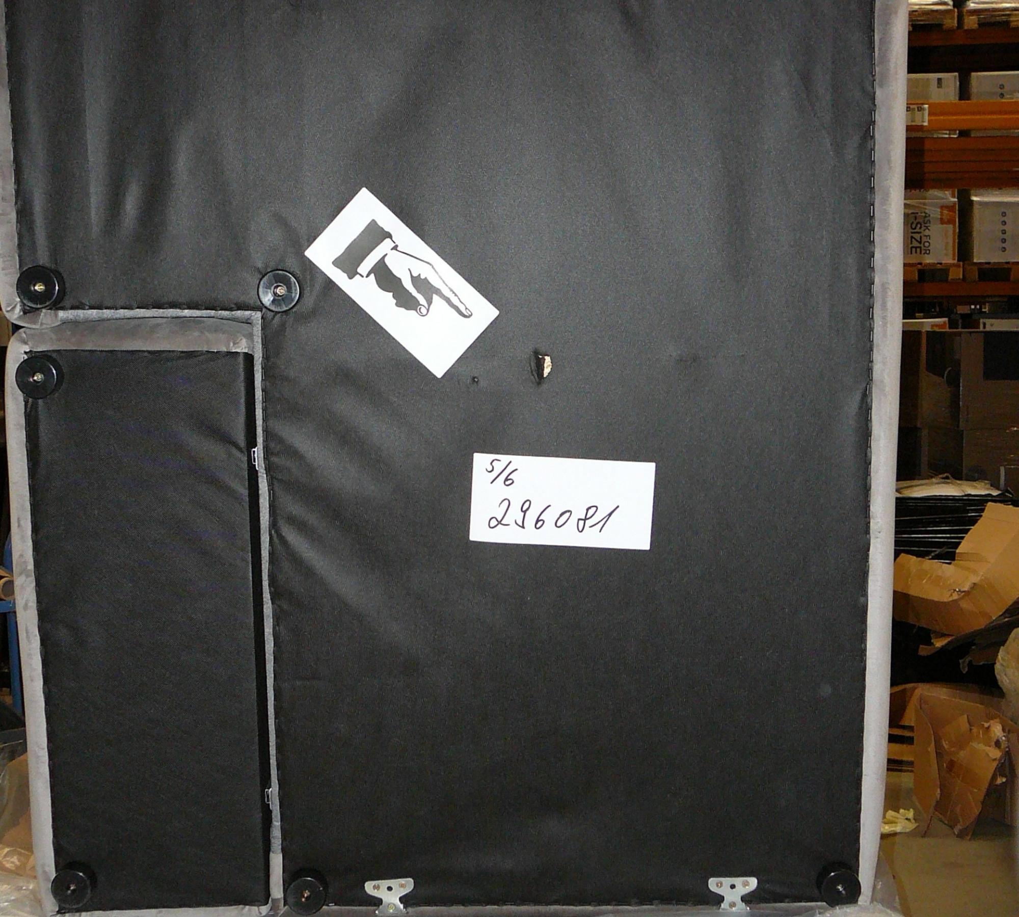 Pyllow Sofalandschaft Samt Taupe Grau