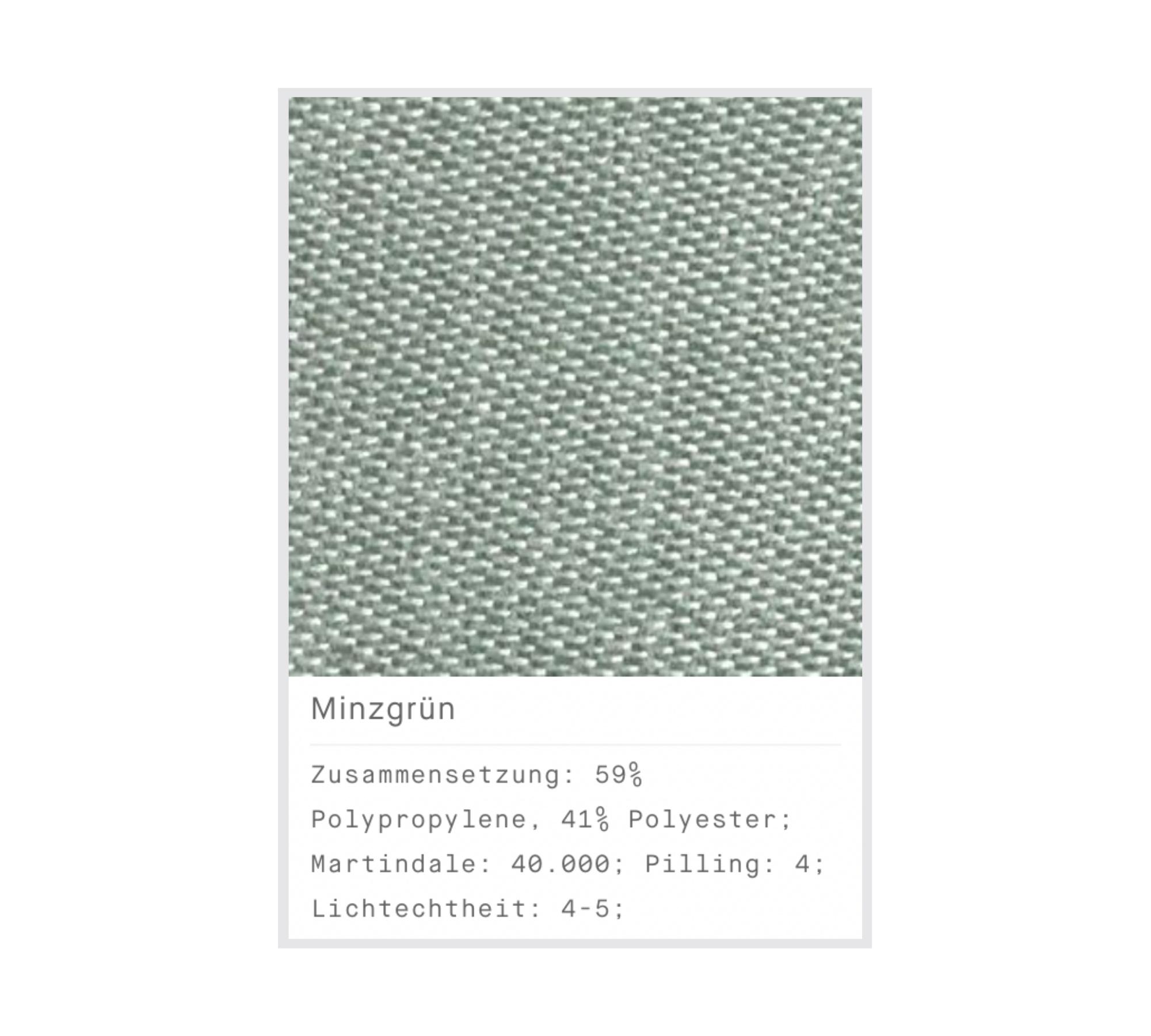 Minimalistisches Designer 3er Ecksofa Mintgrün