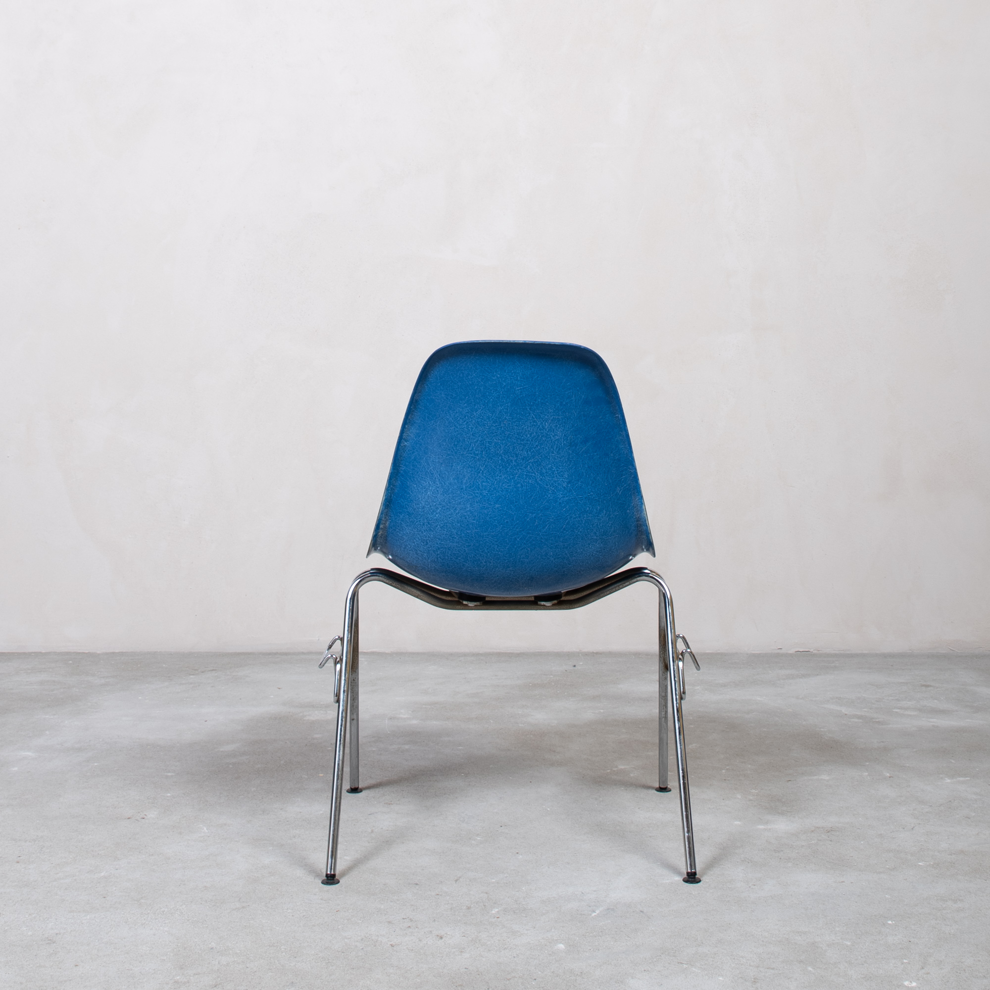 Eames Fiberglass Side Chair by Herman Miller Ultra Marine