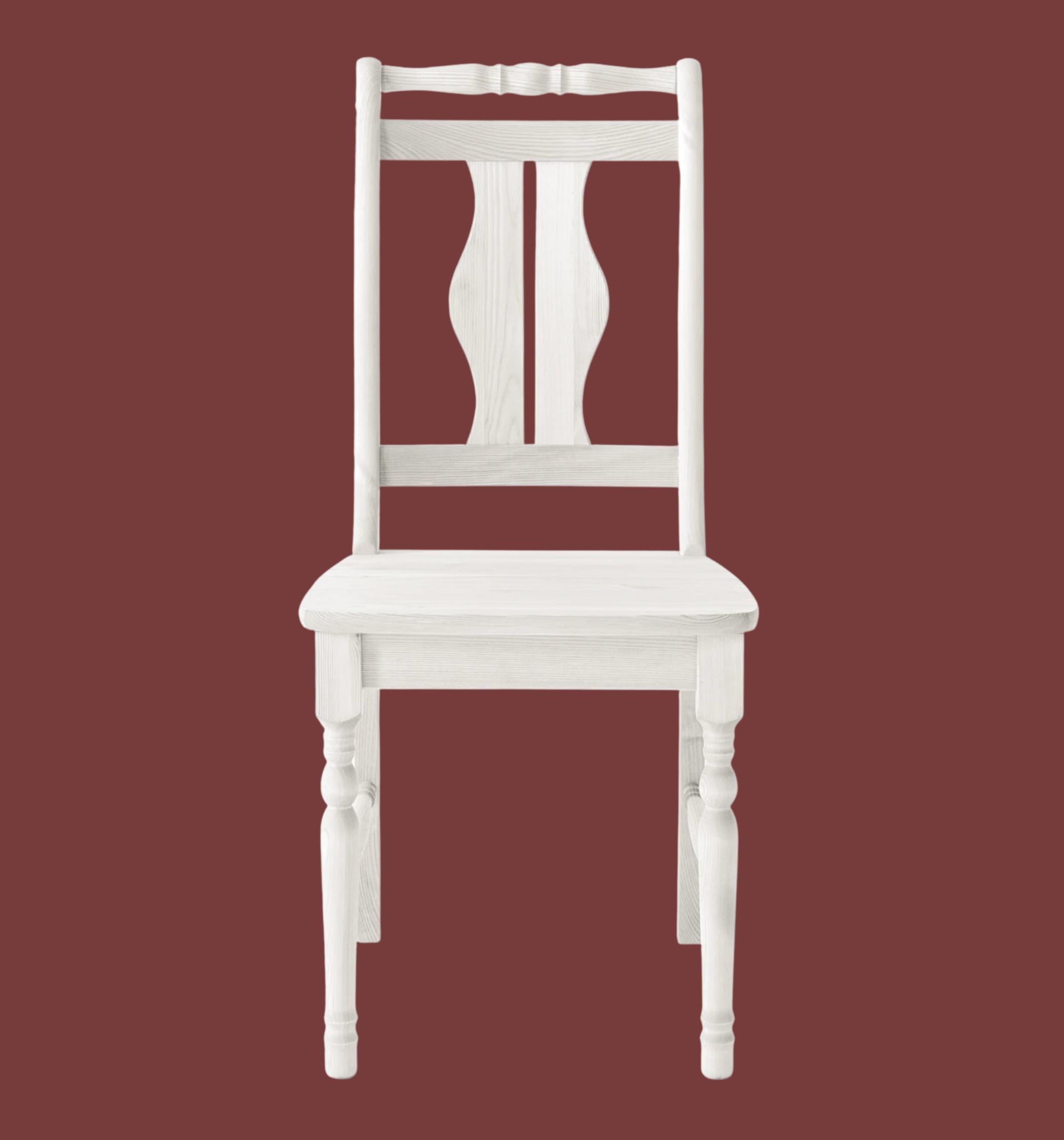 2x Stuhl Landhausstil Weiß