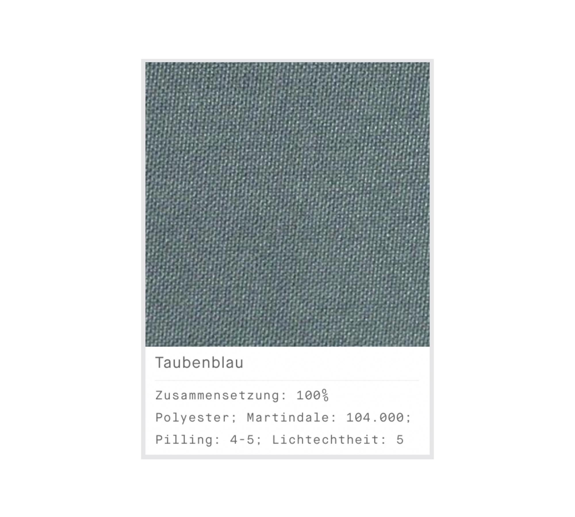 Ecksofa TYME im Scandi Style Récamiere Links Taubenblau