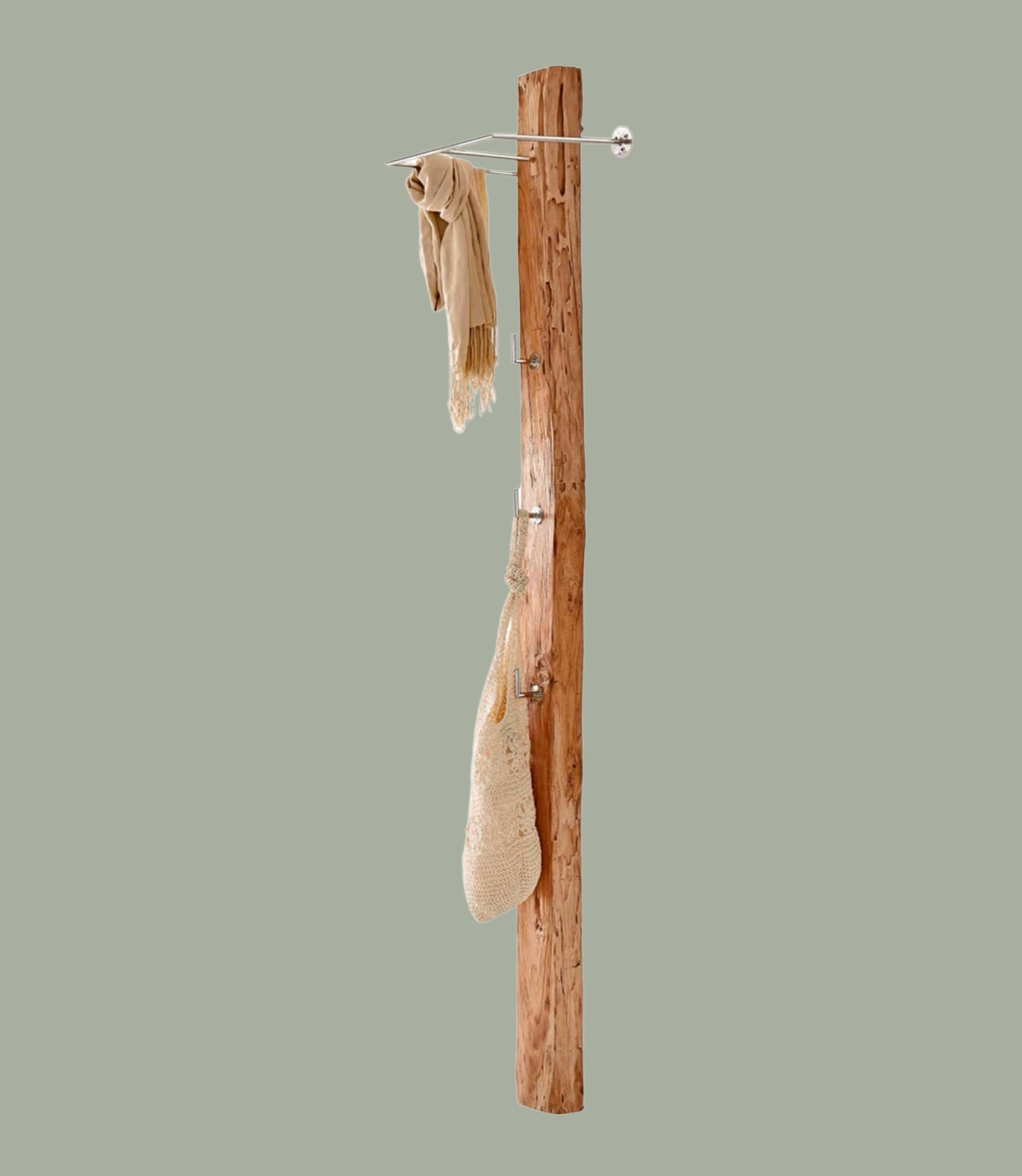 Garderobe aus Massivholz Eiche
