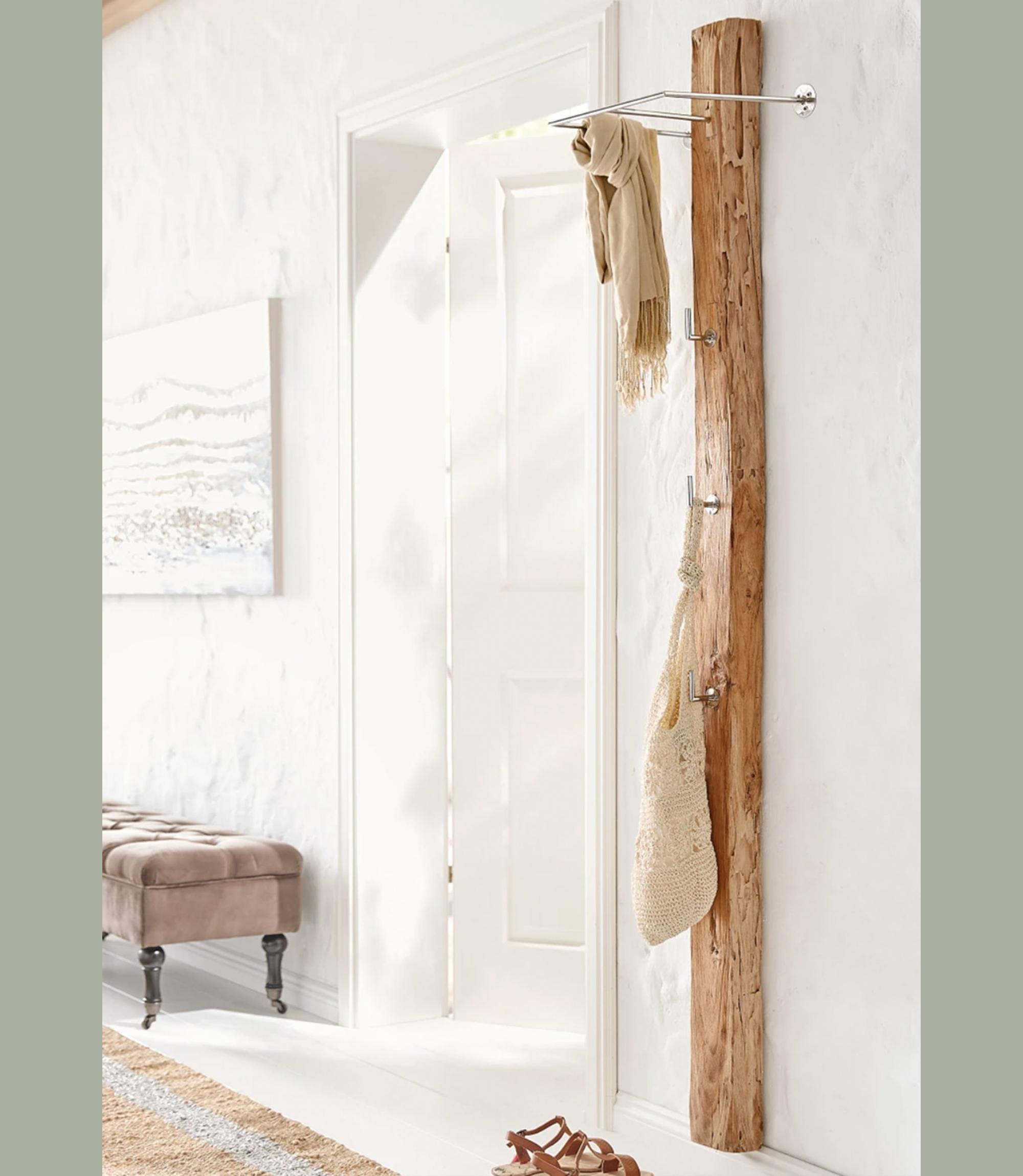 Garderobe aus Massivholz Eiche