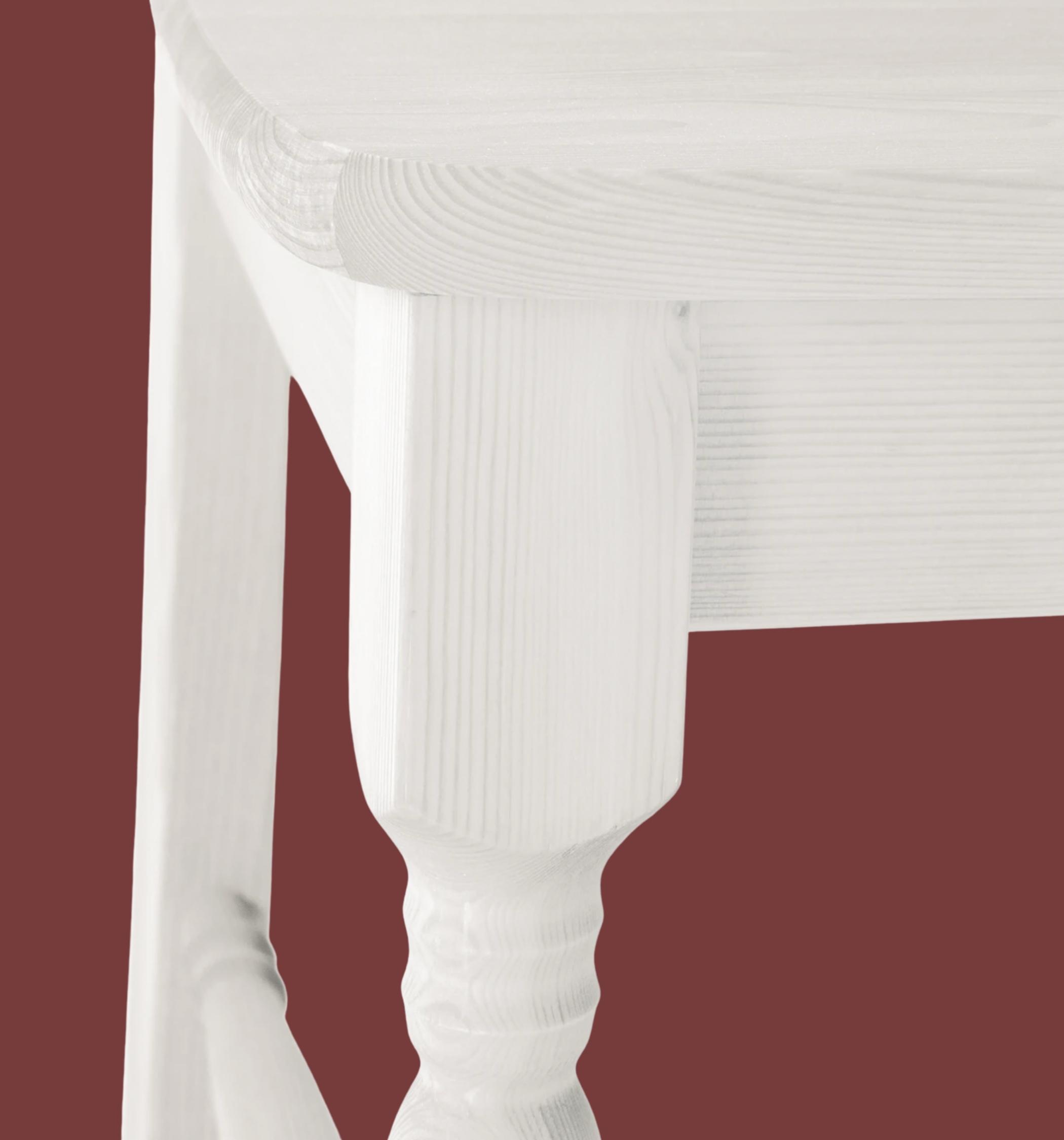 2x Stuhl Landhausstil Weiß