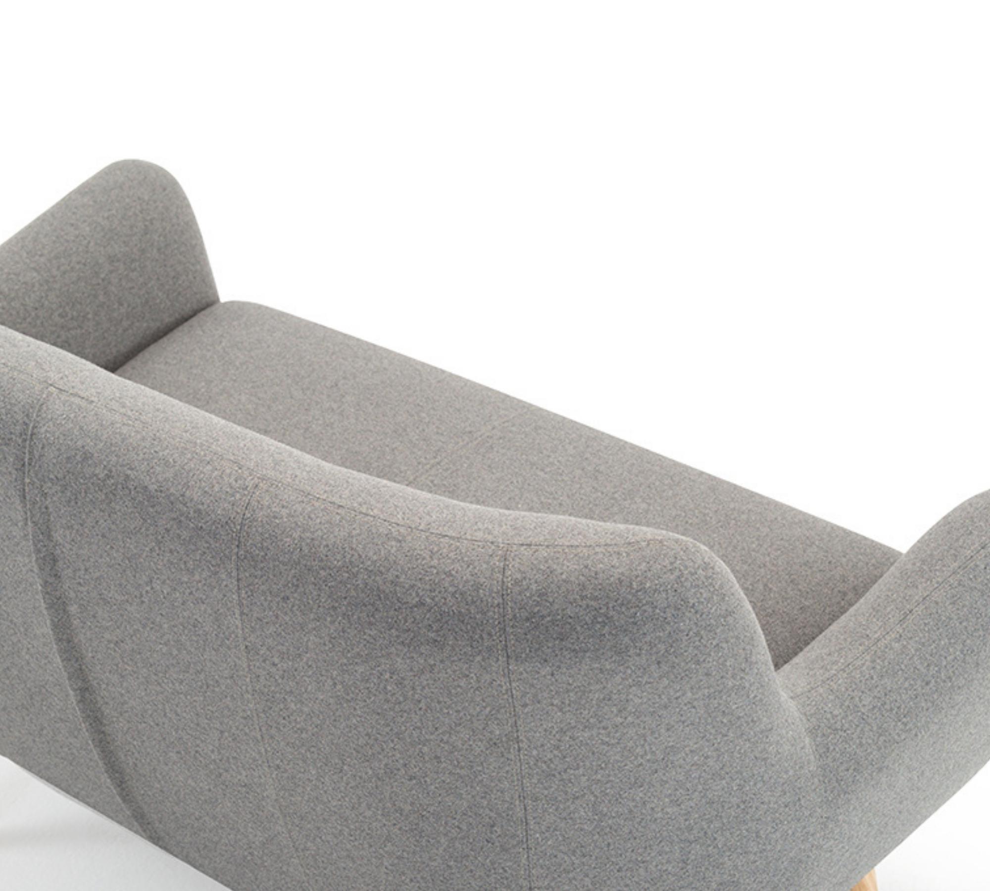 Herman Sofa 2-Sitzer Elliot Light Grey