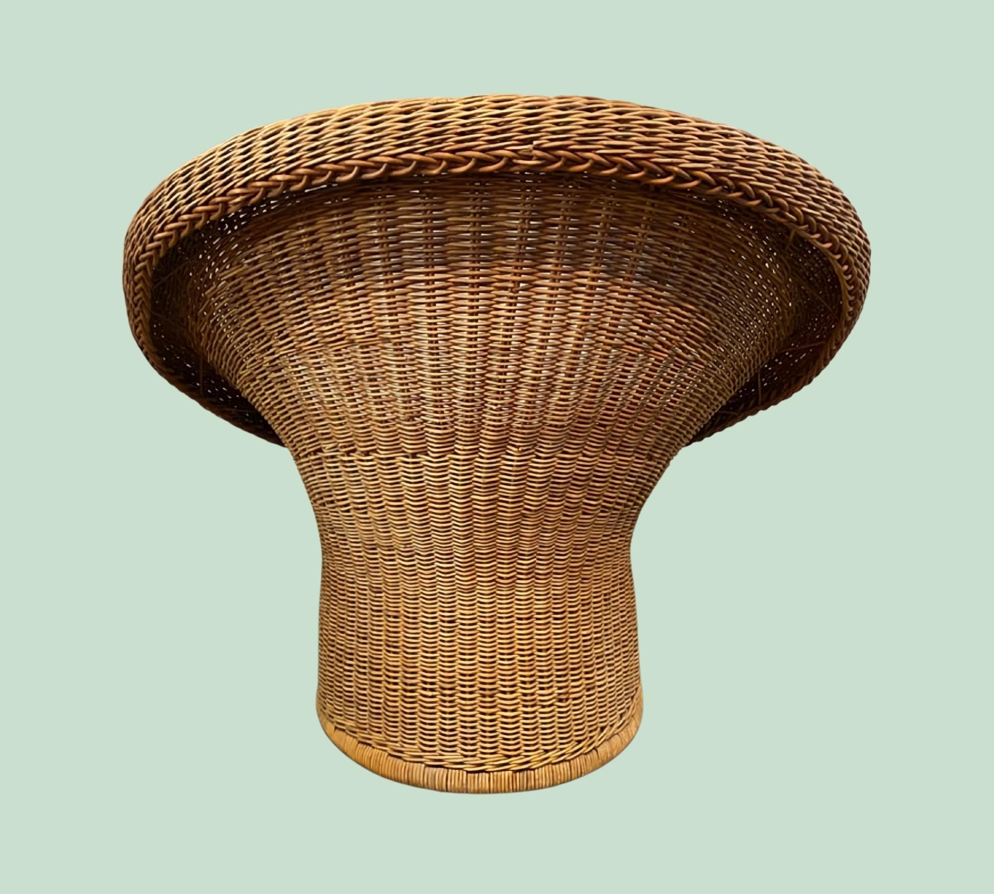 Rattansessel Wicker Chair E10 Egon Eiermann