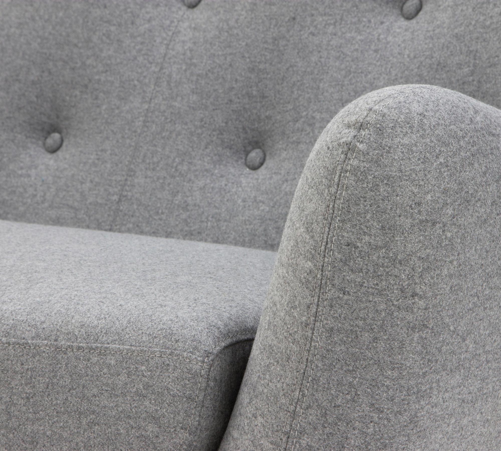 Herman Sofa 2-Sitzer Elliot Light Grey