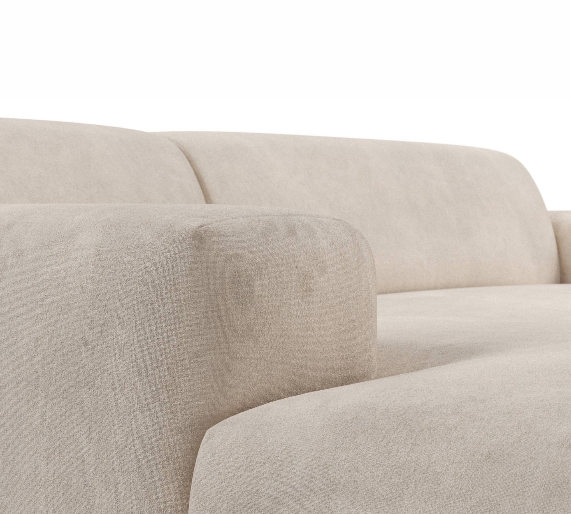 2-Sitzer Sofa Karen Récamiere Links Beige