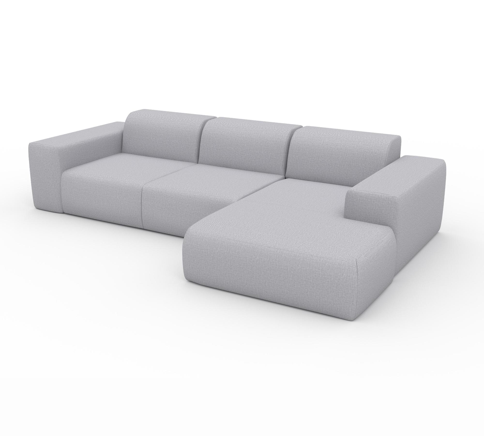 Pyllow Ecksofa Récamiere Rechts Lichtgrau