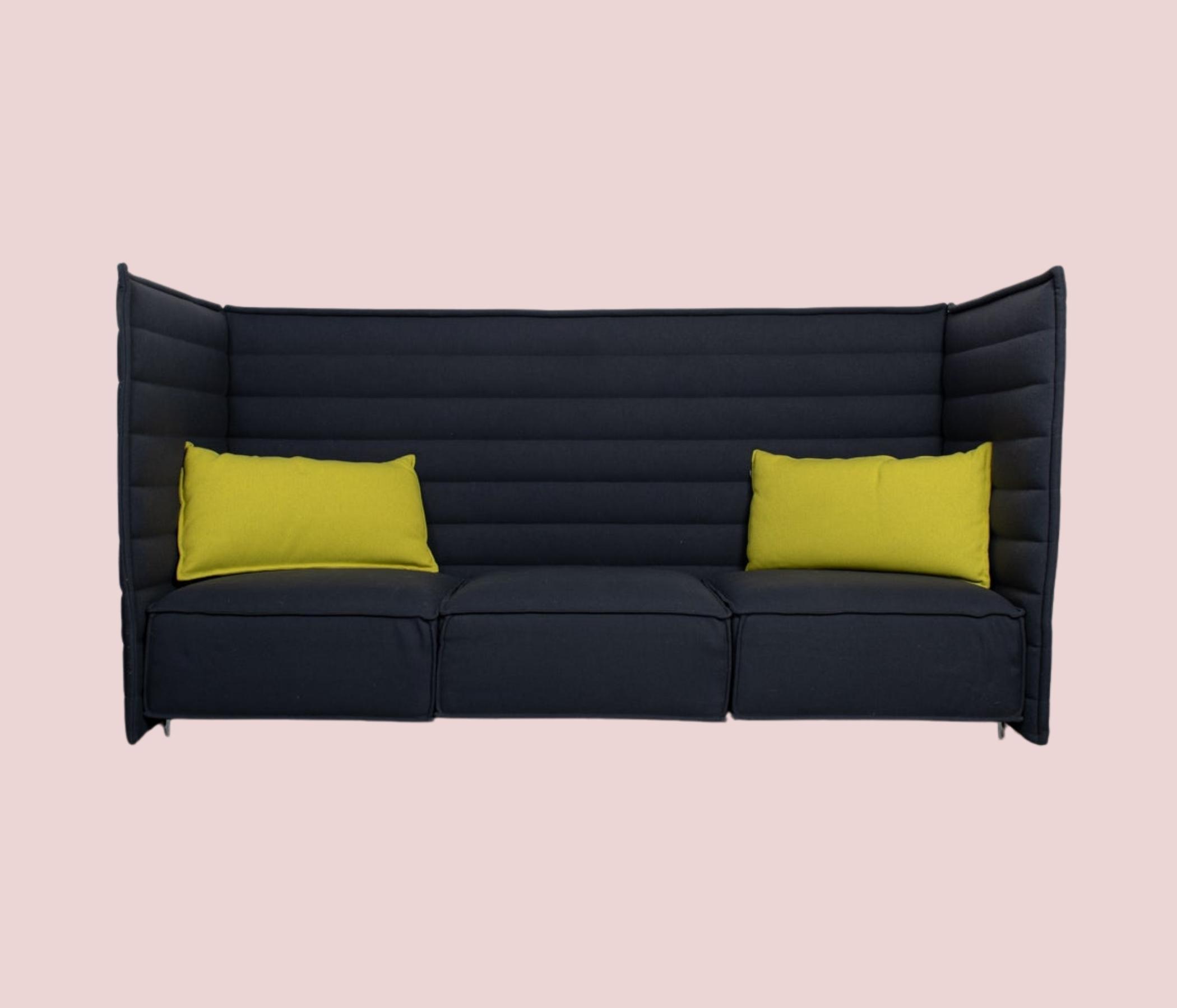 Vitra Alcove Sofa 3-Seater Anthrazit