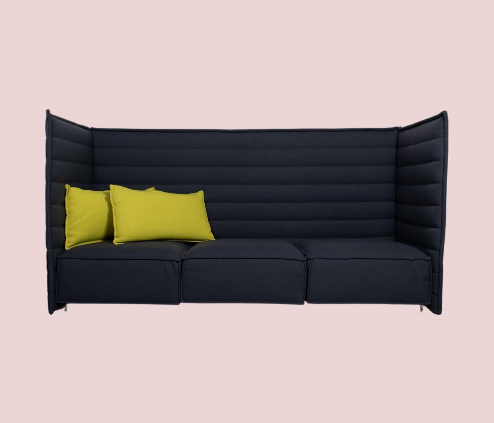 Vitra Alcove Sofa 3-Seater Anthrazit