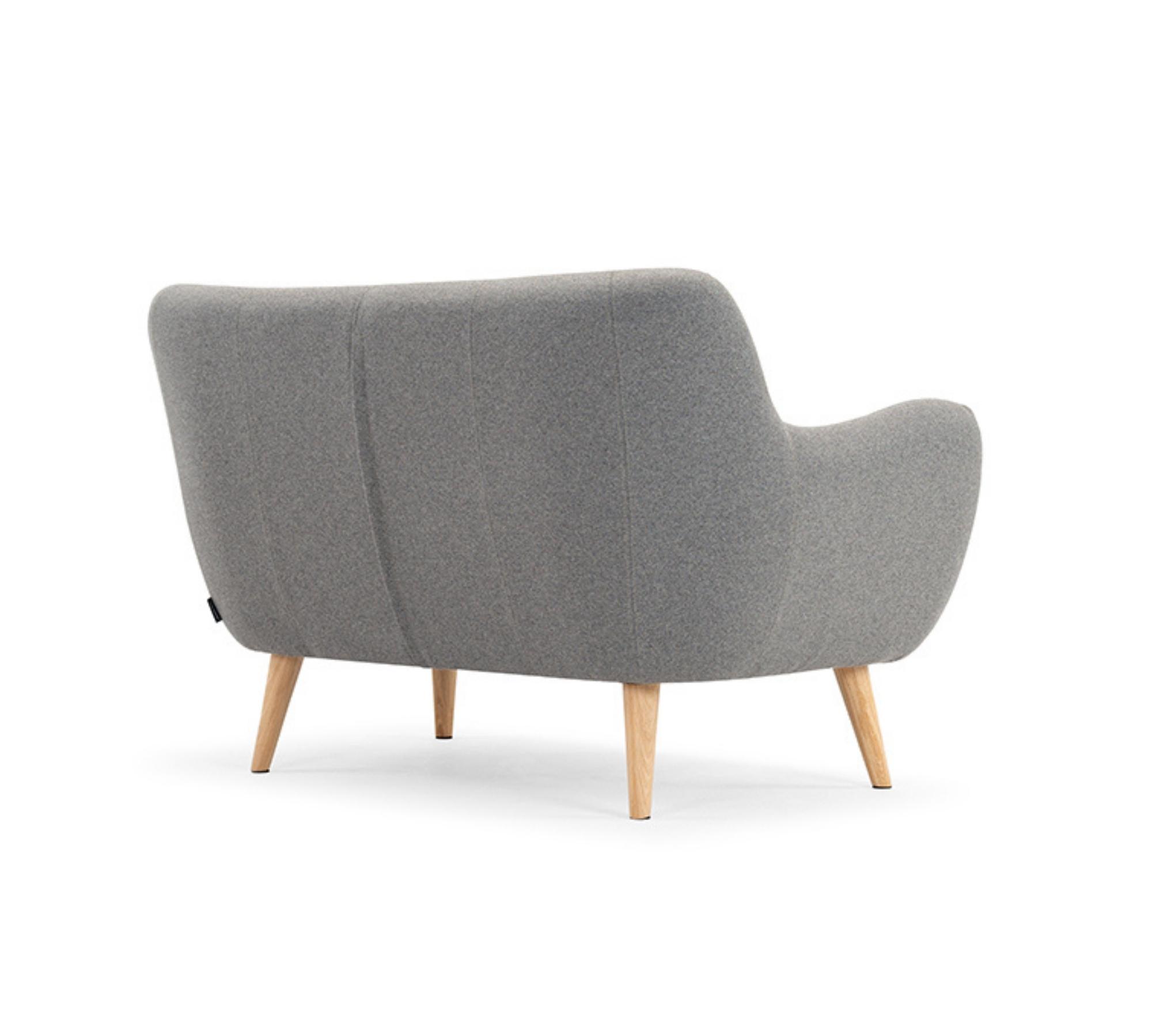 Herman Sofa 2-Sitzer Elliot Light Grey