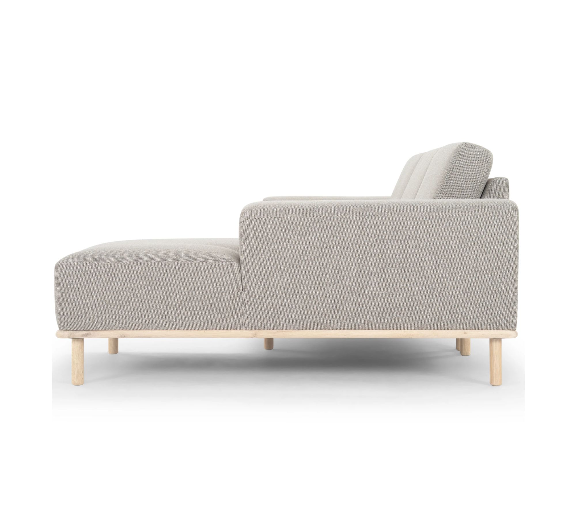 Vilmar Sofa mit Récamiere Rechts Agnes Brown